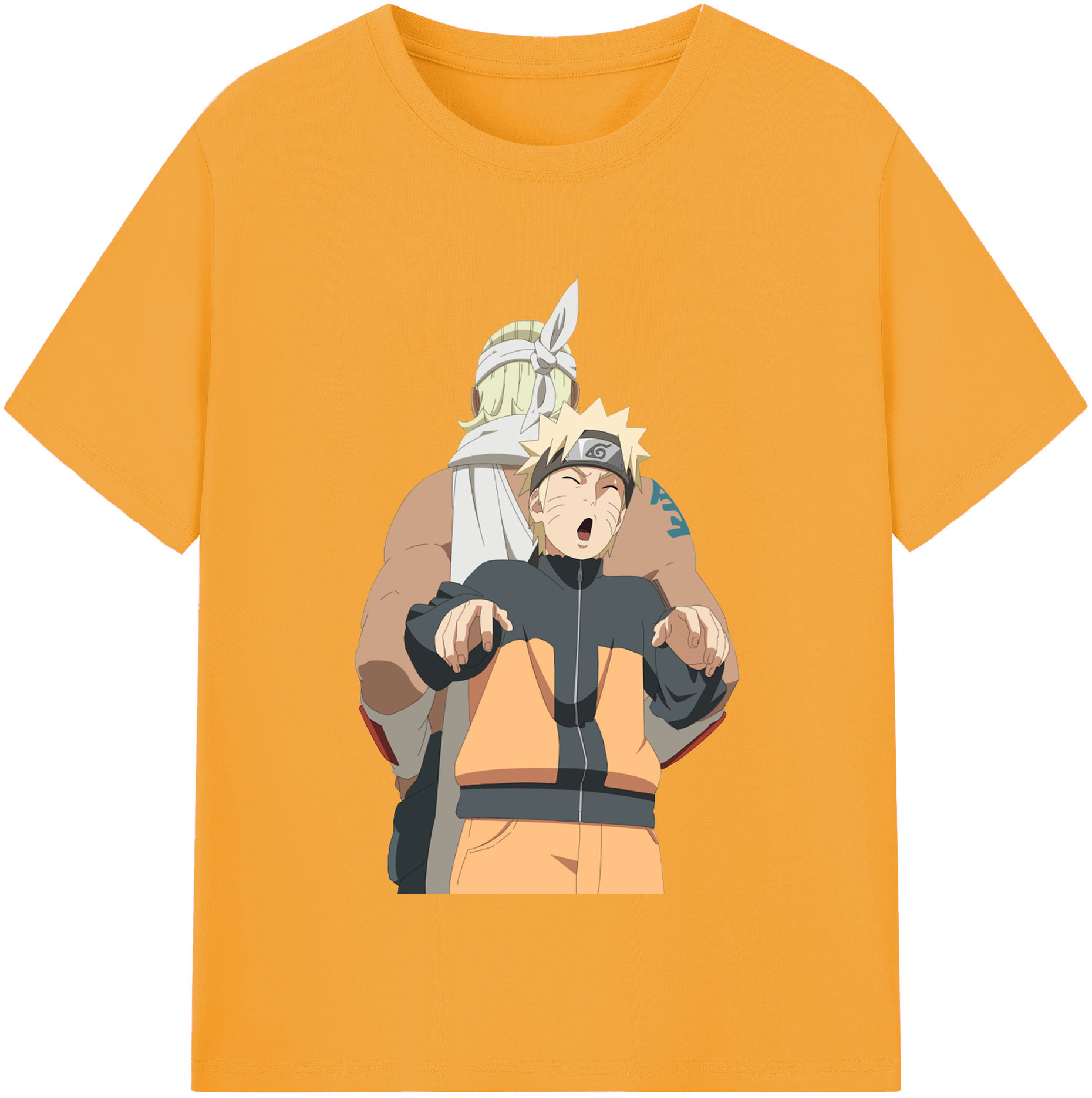 （画像用） NARUTO -ナルト- うずまき ナルト Uzumaki Naruto レディースカジュアルプリントTシャツ（綿100％）