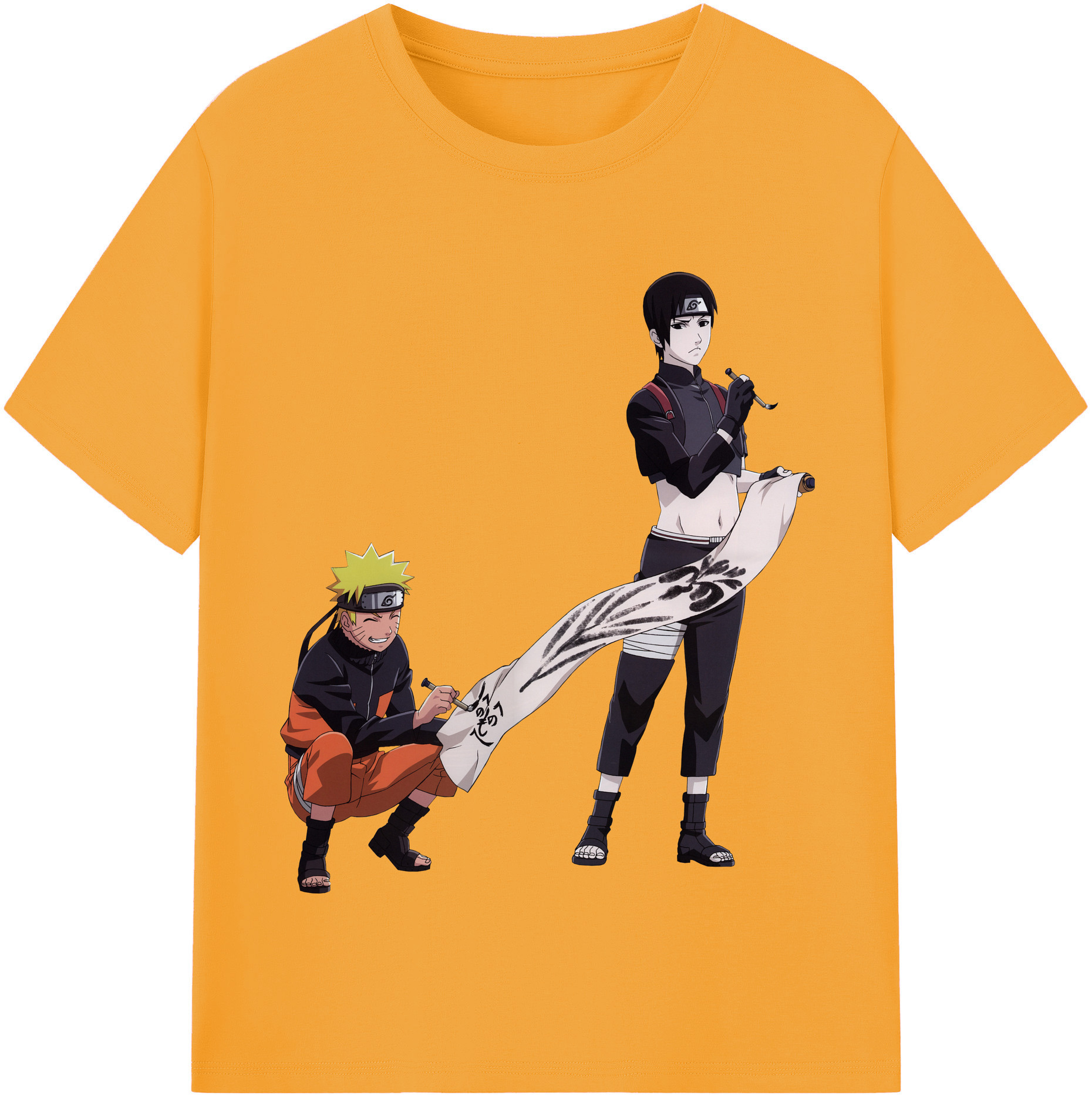 （画像用） NARUTO -ナルト- うずまき ナルト Uzumaki Naruto レディースカジュアルプリントTシャツ（綿100％）