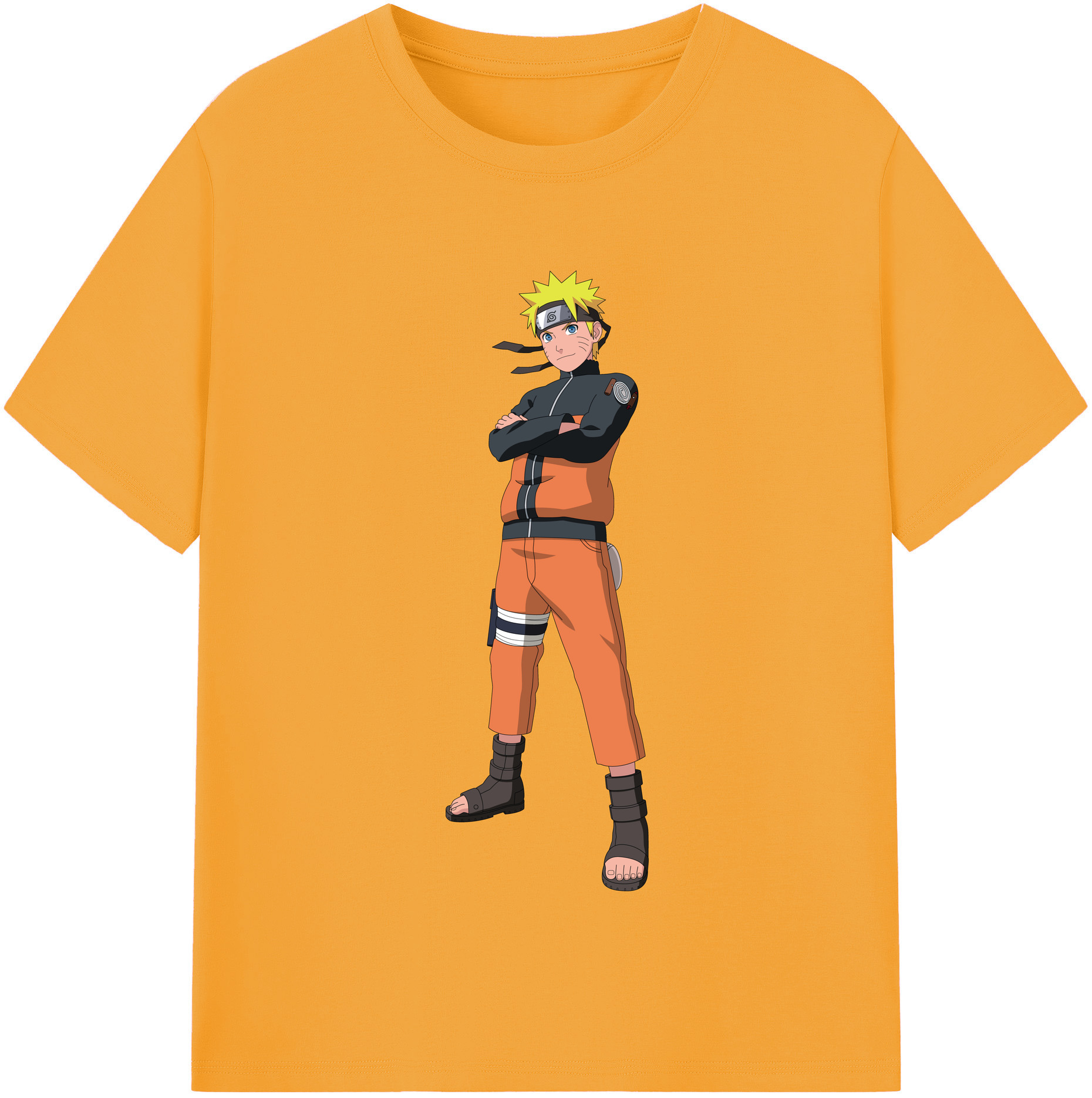 （画像用） NARUTO -ナルト- うずまき ナルト Uzumaki Naruto レディースカジュアルプリントTシャツ（綿100％）