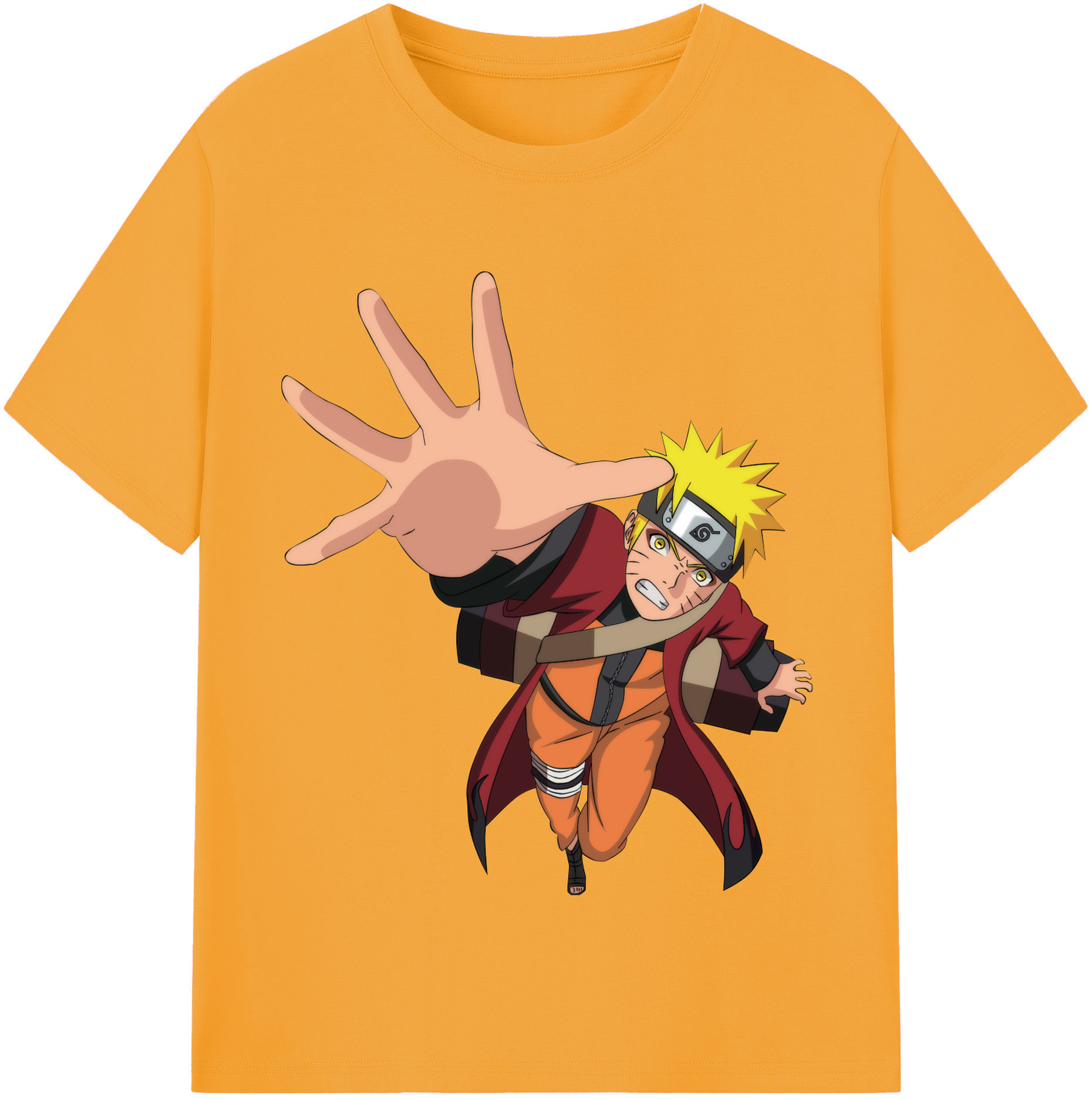 （画像用） NARUTO -ナルト- うずまき ナルト Uzumaki Naruto レディースカジュアルプリントTシャツ（綿100％）