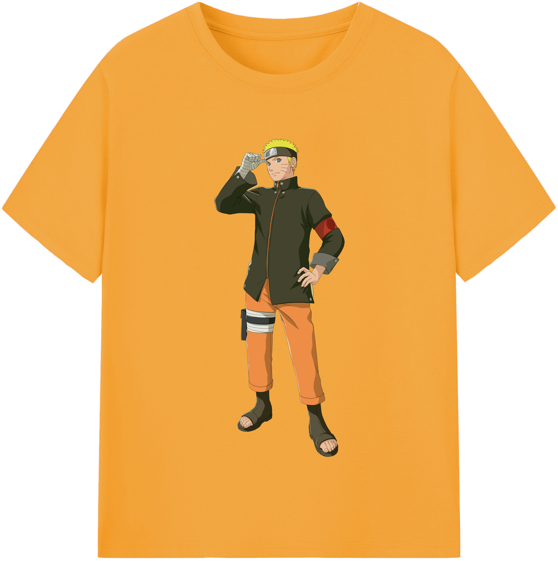（画像用） NARUTO -ナルト- うずまき ナルト Uzumaki Naruto レディースカジュアルプリントTシャツ（綿100％）