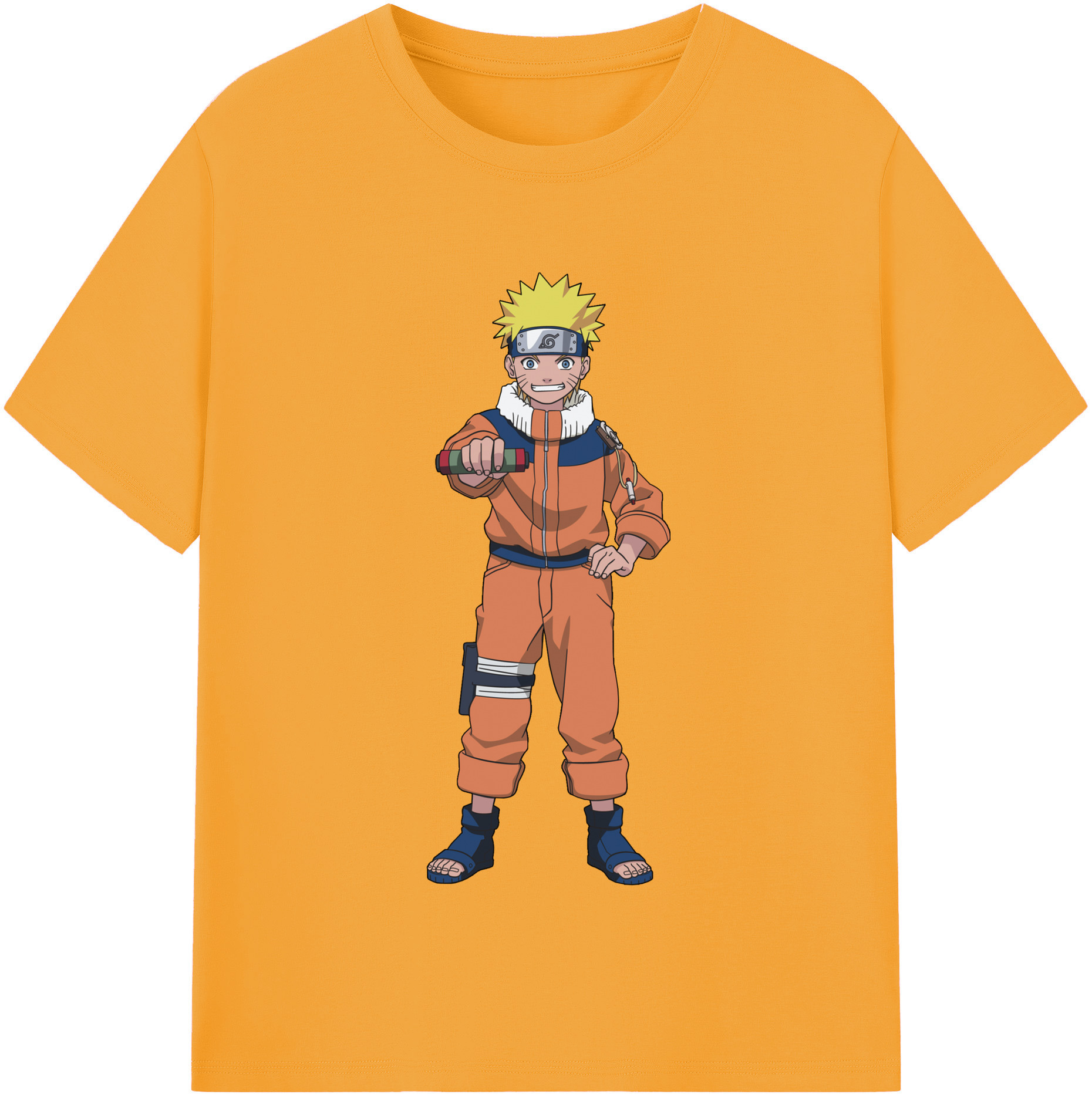 （画像用） NARUTO -ナルト- うずまき ナルト Uzumaki Naruto レディースカジュアルプリントTシャツ（綿100％）