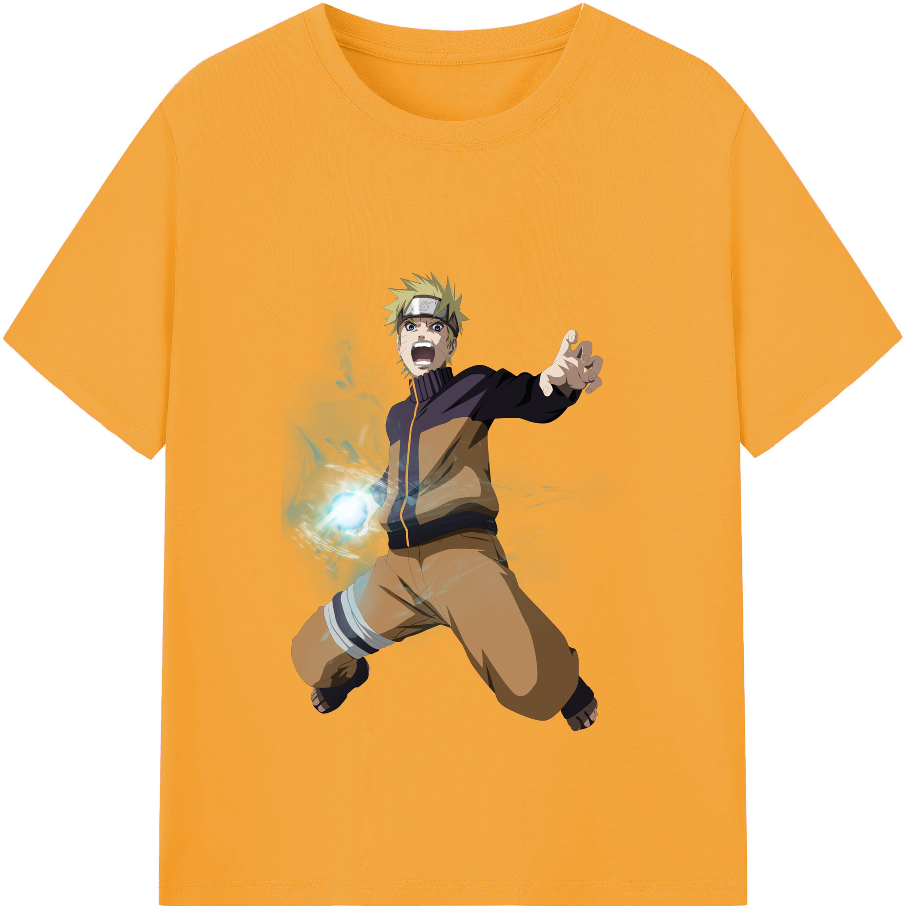 （画像用） NARUTO -ナルト- うずまき ナルト Uzumaki Naruto レディースカジュアルプリントTシャツ（綿100％）