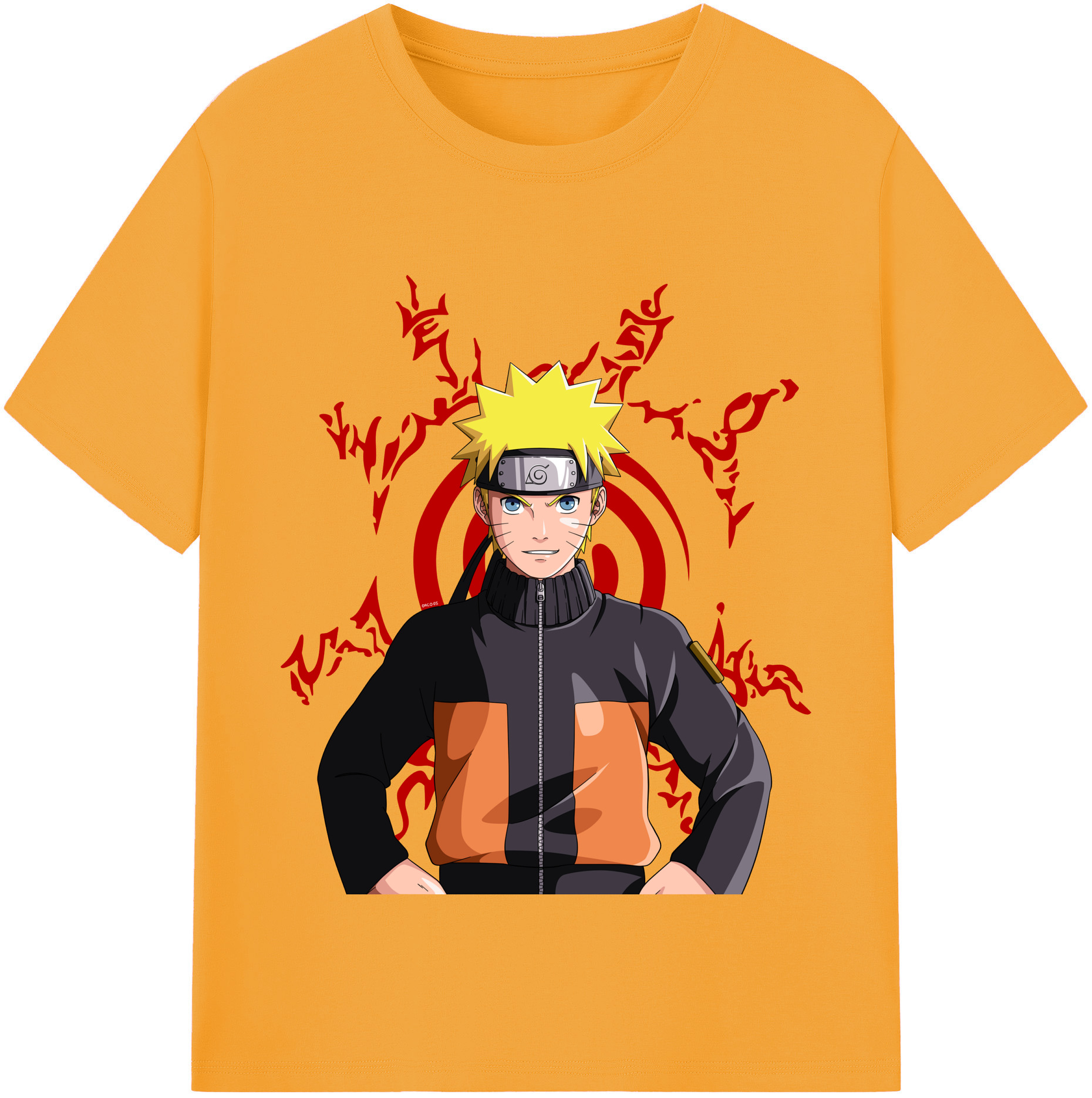 （画像用） NARUTO -ナルト- うずまき ナルト Uzumaki Naruto レディースカジュアルプリントTシャツ（綿100％）
