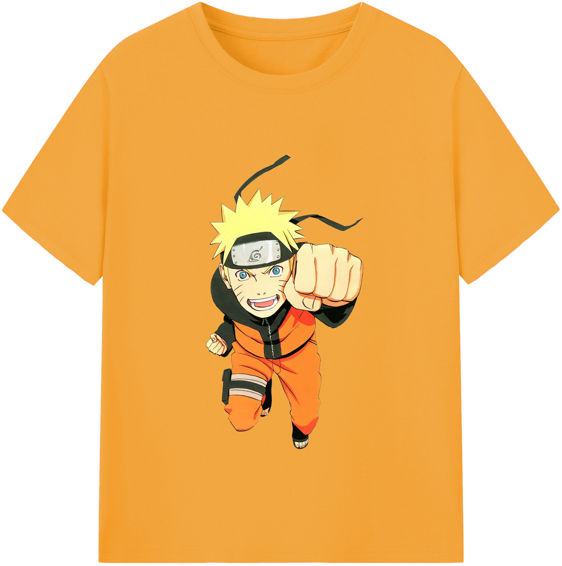 （画像用） NARUTO -ナルト- うずまき ナルト Uzumaki Naruto レディースカジュアルプリントTシャツ（綿100％）