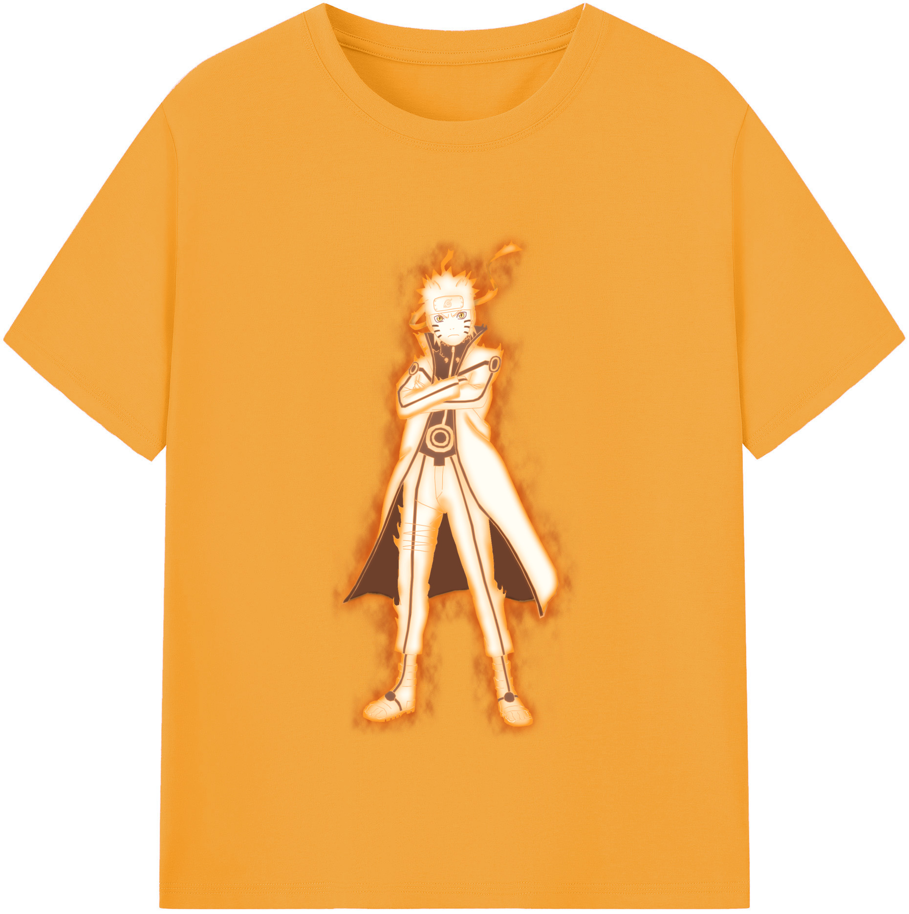 （画像用） NARUTO -ナルト- うずまき ナルト Uzumaki Naruto レディースカジュアルプリントTシャツ（綿100％）
