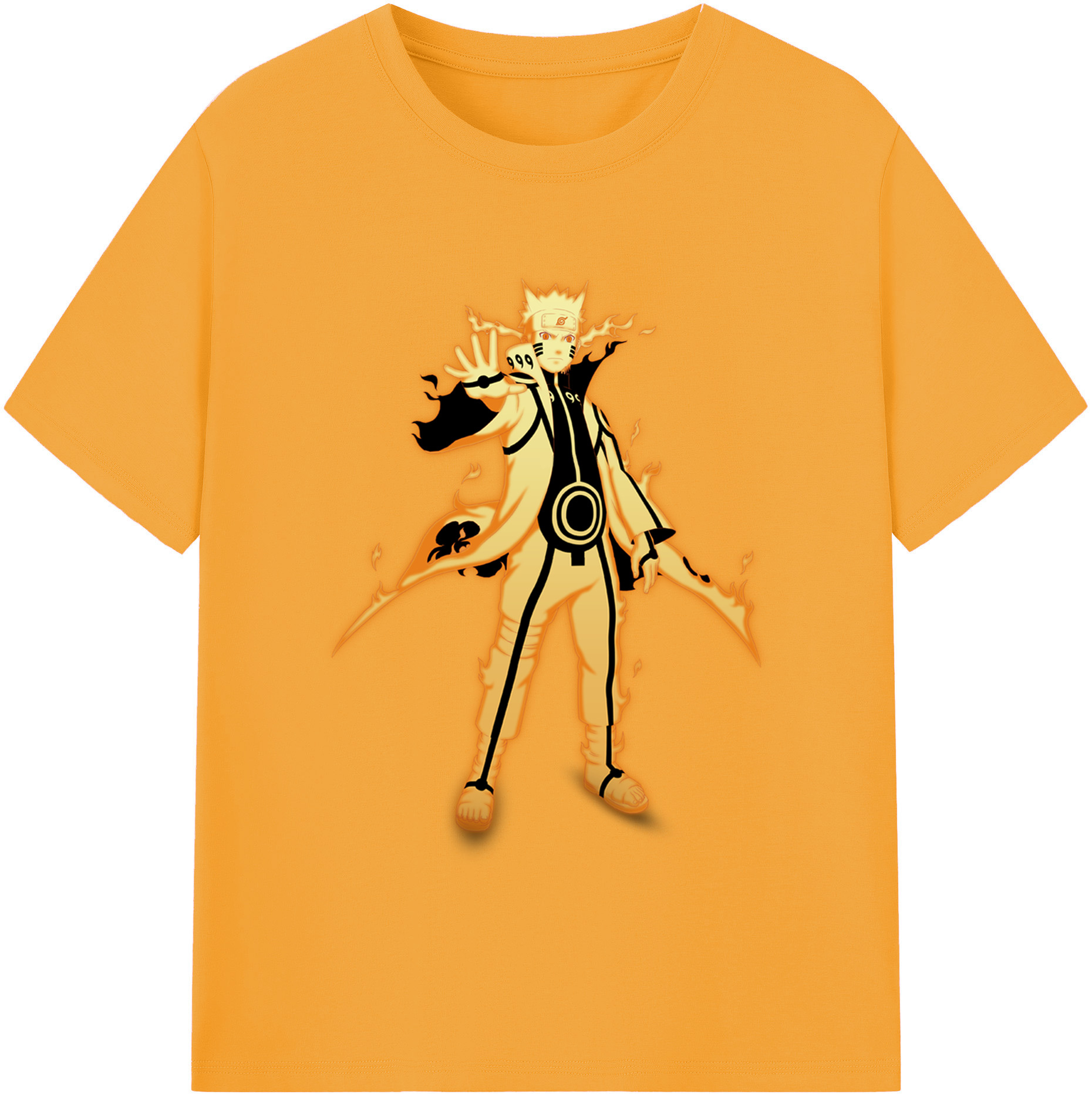 （画像用） NARUTO -ナルト- うずまき ナルト Uzumaki Naruto レディースカジュアルプリントTシャツ（綿100％）