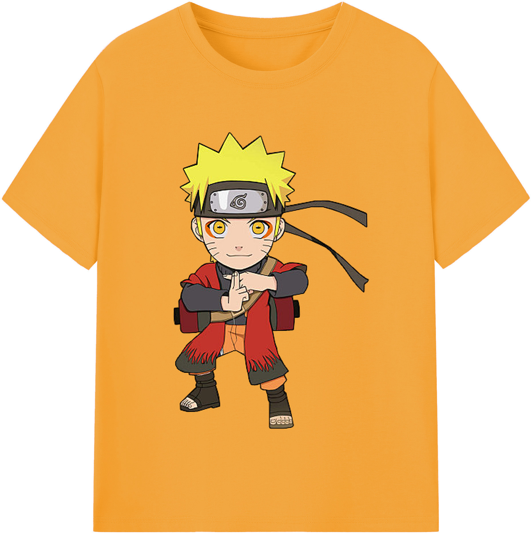 （画像用） NARUTO -ナルト- うずまき ナルト Uzumaki Naruto レディースカジュアルプリントTシャツ（綿100％）