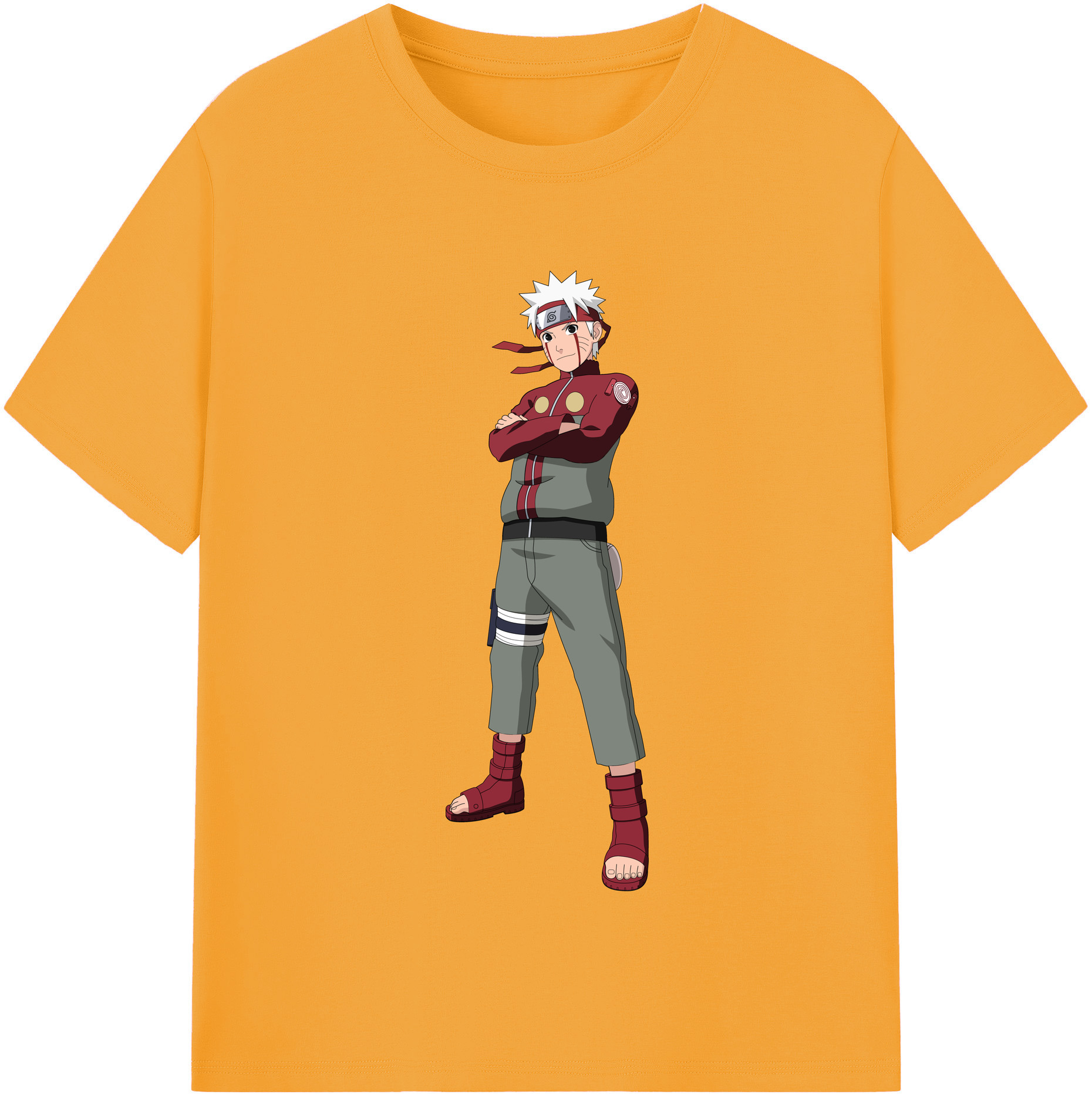 （画像用） NARUTO -ナルト- うずまき ナルト Uzumaki Naruto レディースカジュアルプリントTシャツ（綿100％）