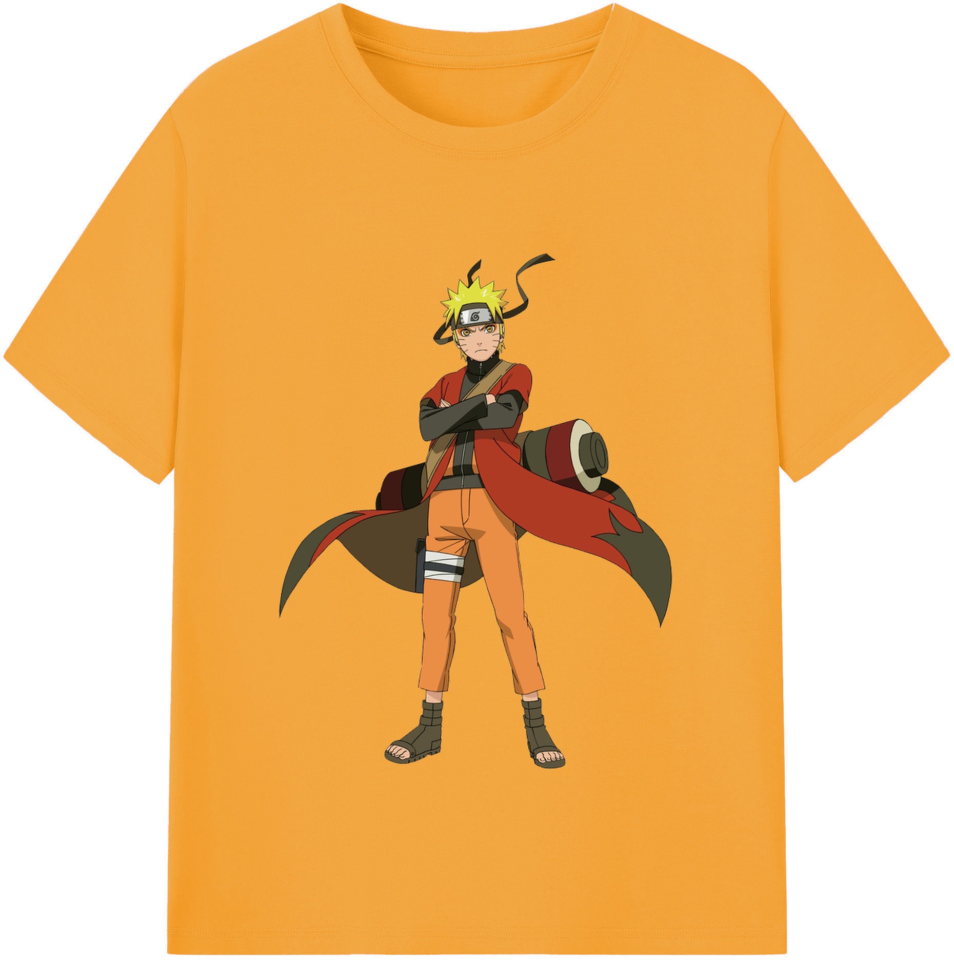 （画像用） NARUTO -ナルト- うずまき ナルト Uzumaki Naruto レディースカジュアルプリントTシャツ（綿100％）