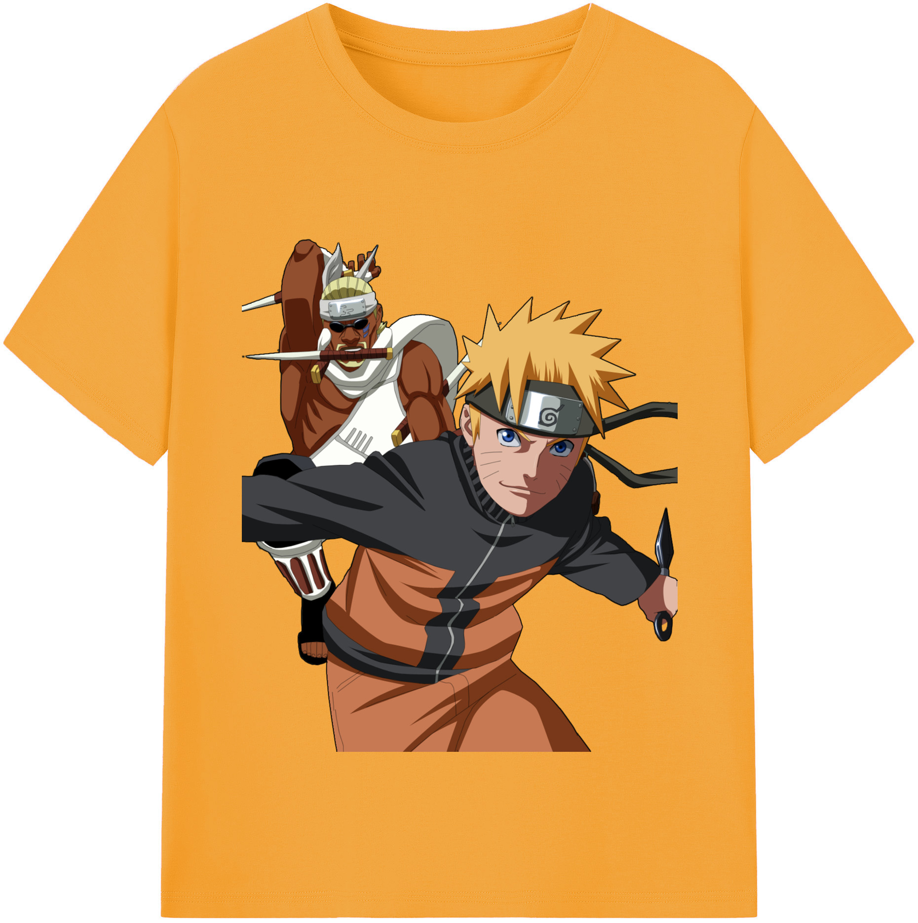 （画像用） NARUTO -ナルト- うずまき ナルト Uzumaki Naruto レディースカジュアルプリントTシャツ（綿100％）