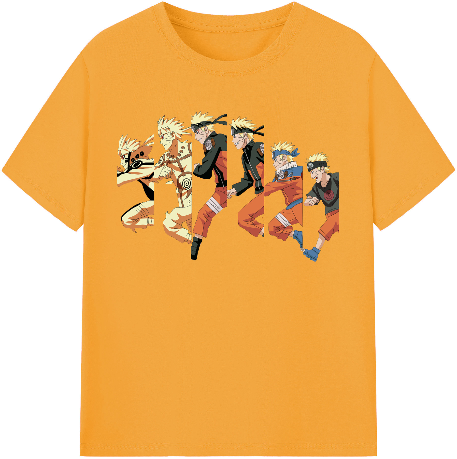 （画像用） NARUTO -ナルト- うずまき ナルト Uzumaki Naruto レディースカジュアルプリントTシャツ（綿100％）