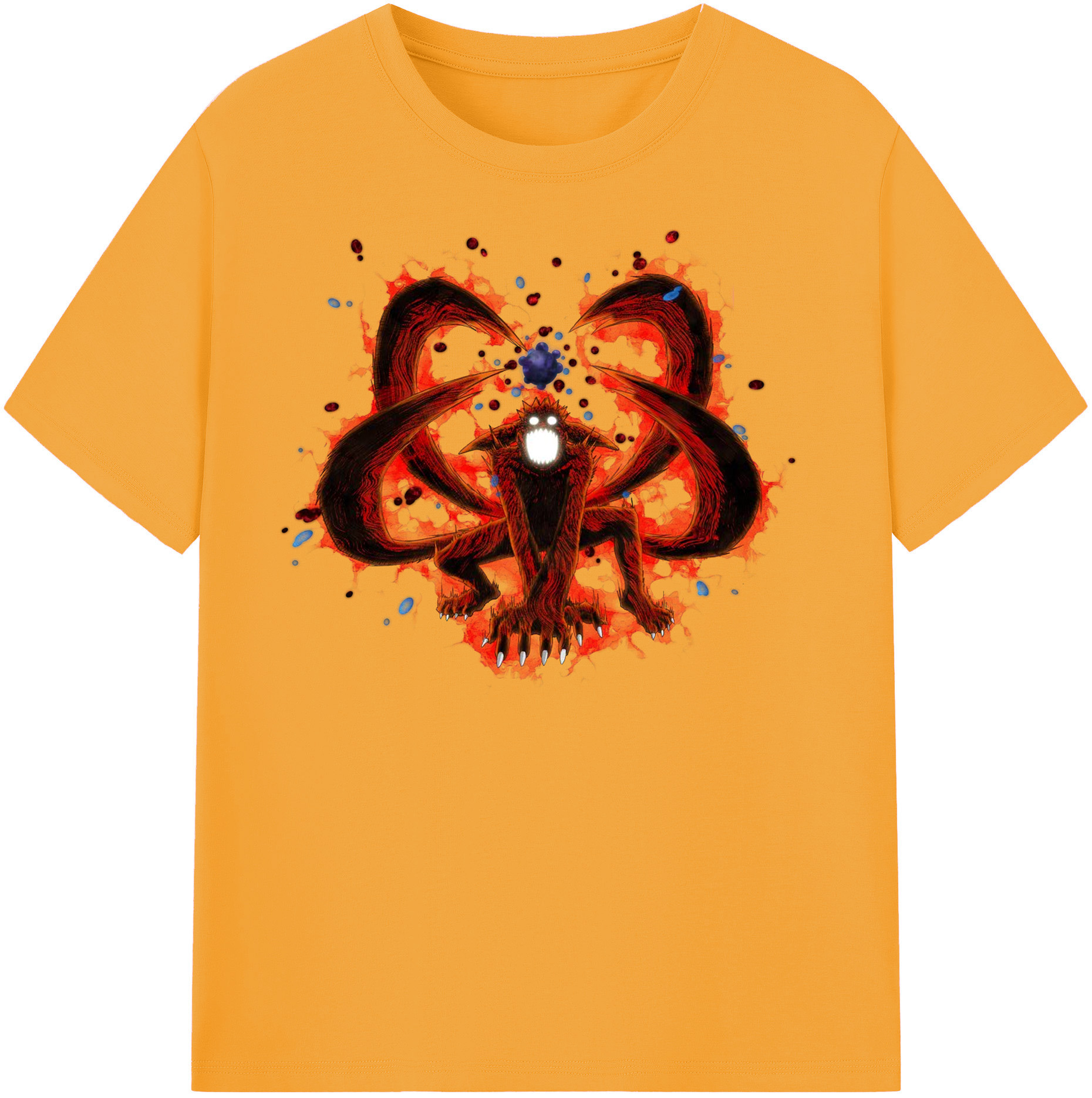 （画像用） NARUTO -ナルト- うずまき ナルト Uzumaki Naruto レディースカジュアルプリントTシャツ（綿100％）