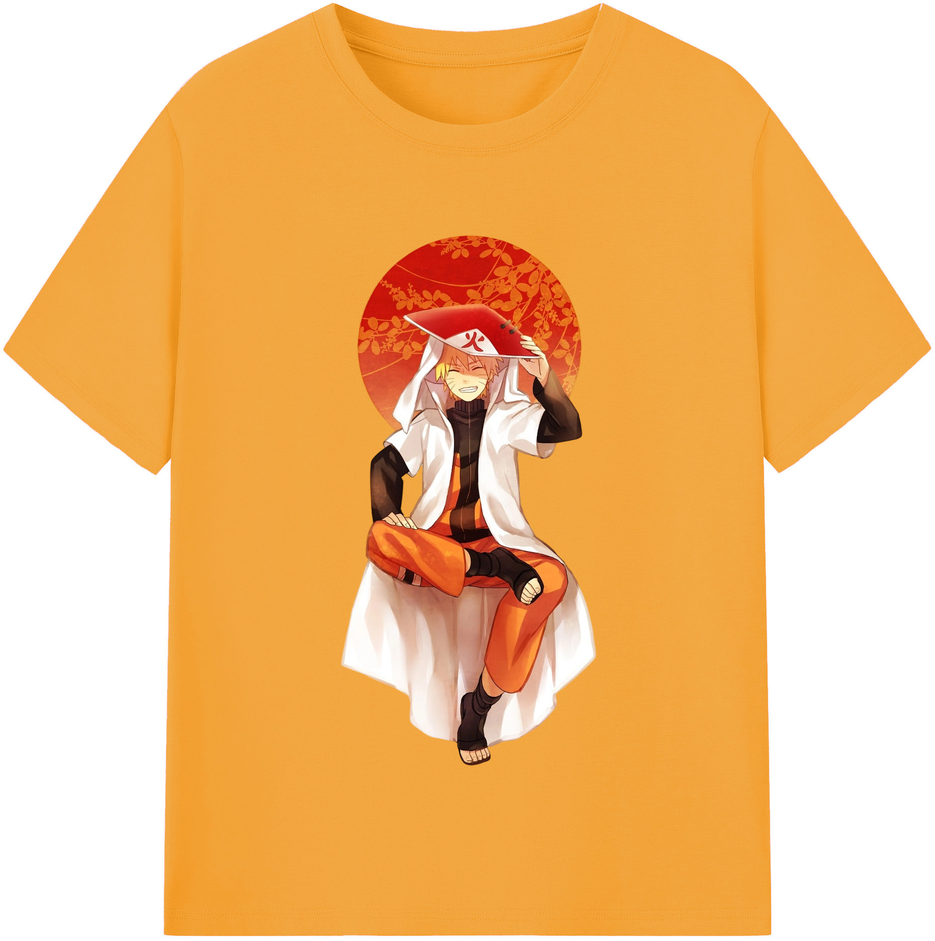 （画像用） NARUTO -ナルト- うずまき ナルト Uzumaki Naruto レディースカジュアルプリントTシャツ（綿100％）