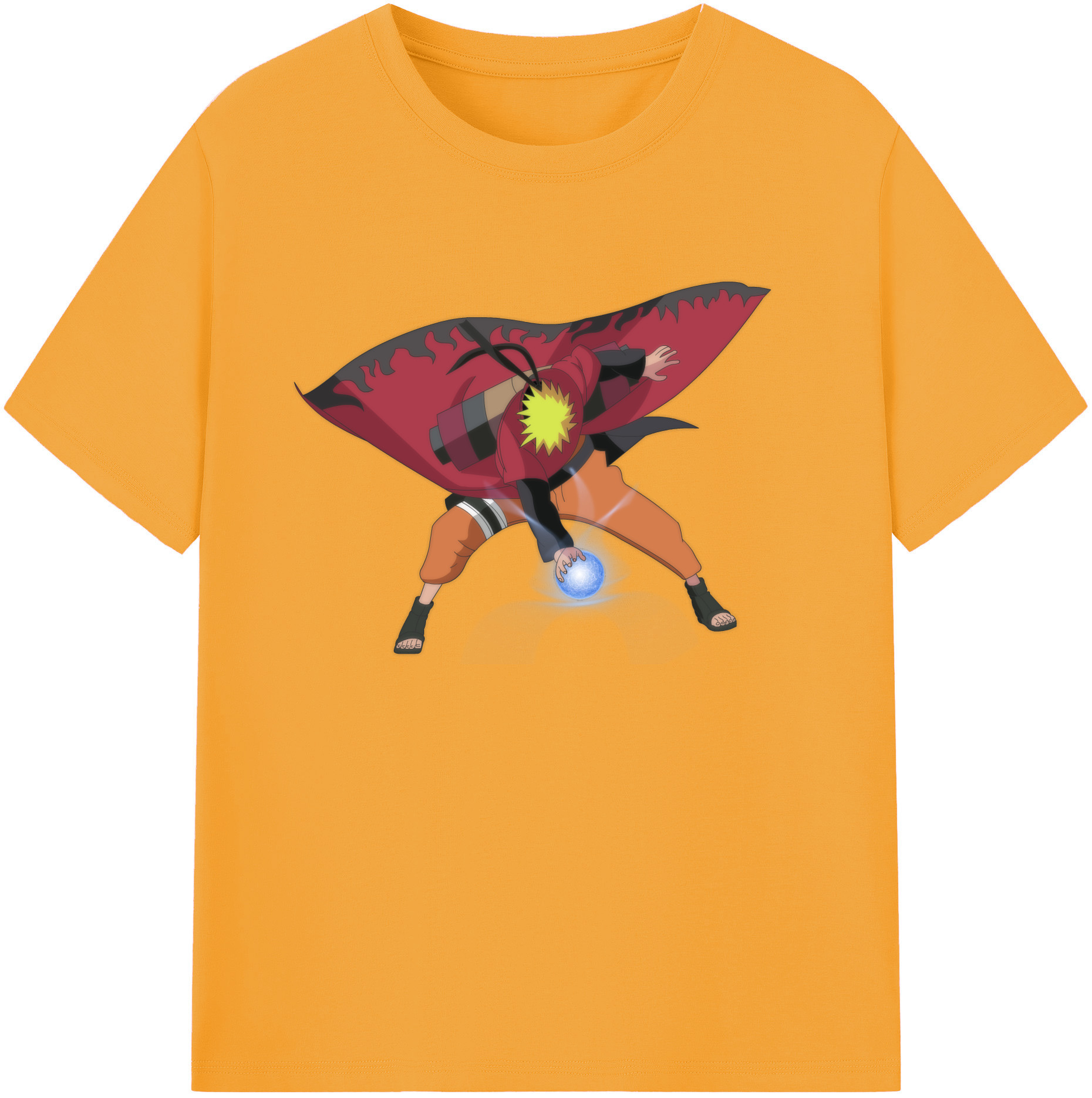 （画像用） NARUTO -ナルト- うずまき ナルト Uzumaki Naruto レディースカジュアルプリントTシャツ（綿100％）