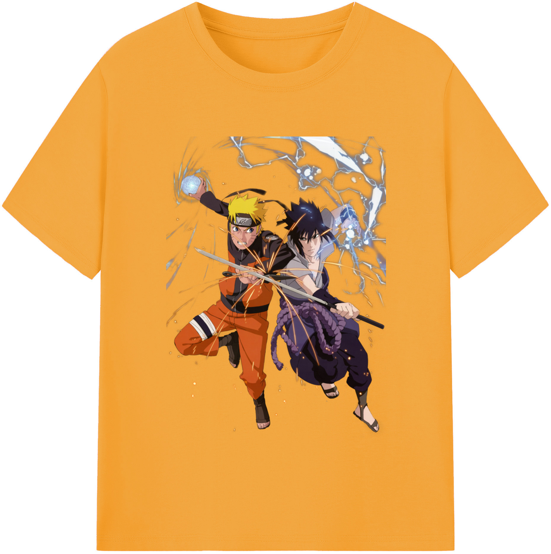 （画像用） NARUTO -ナルト- うずまき ナルト Uzumaki Naruto レディースカジュアルプリントTシャツ（綿100％）