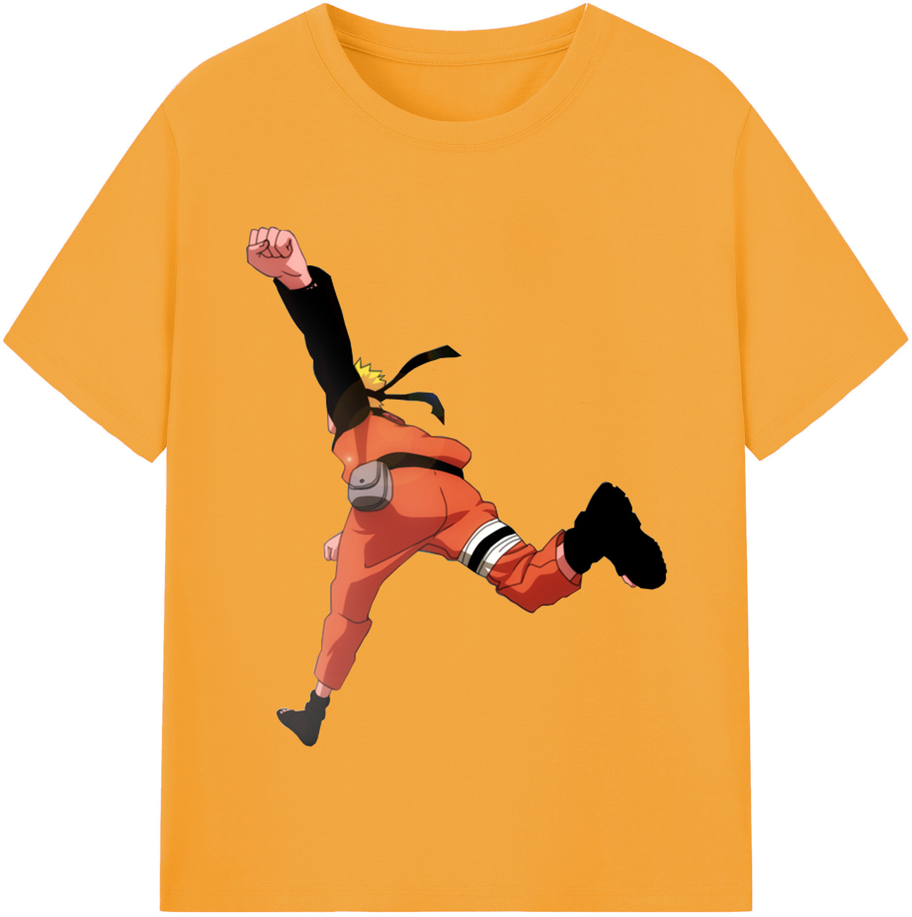（画像用） NARUTO -ナルト- うずまき ナルト Uzumaki Naruto レディースカジュアルプリントTシャツ（綿100％）