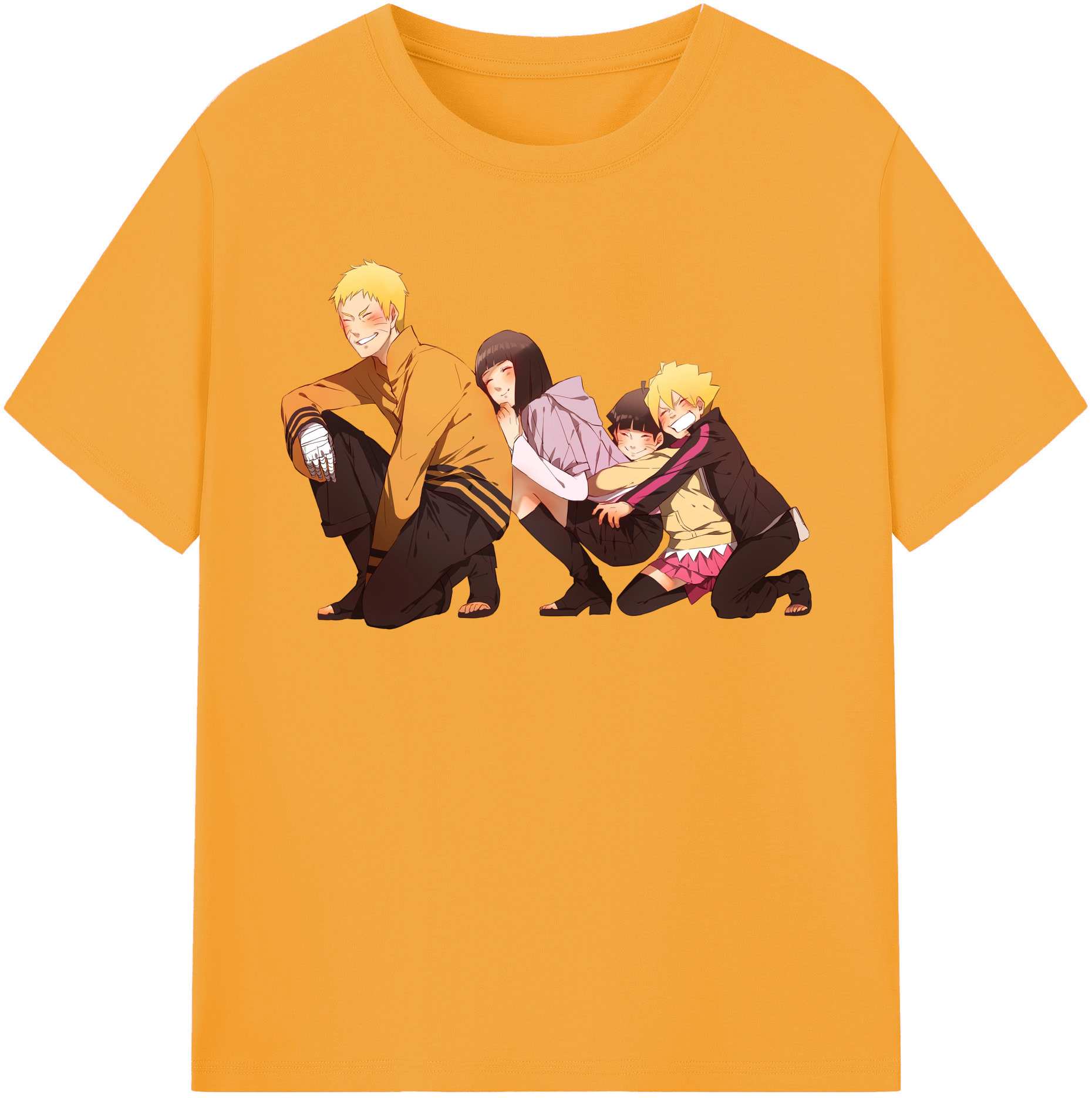 （画像用） NARUTO -ナルト- うずまき ナルト Uzumaki Naruto レディースカジュアルプリントTシャツ（綿100％）