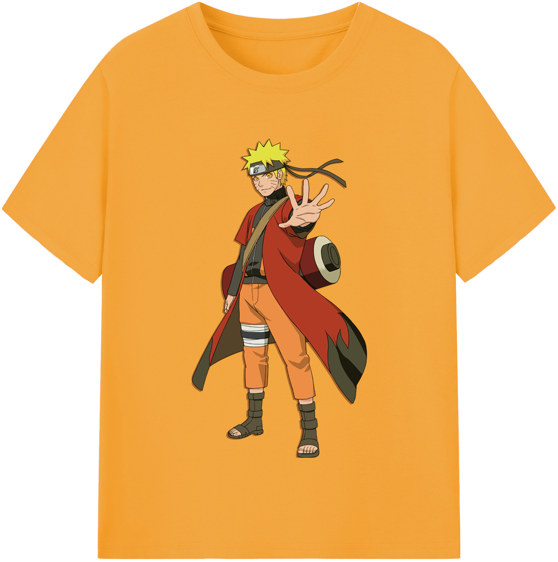 （画像用） NARUTO -ナルト- うずまき ナルト Uzumaki Naruto レディースカジュアルプリントTシャツ（綿100％）