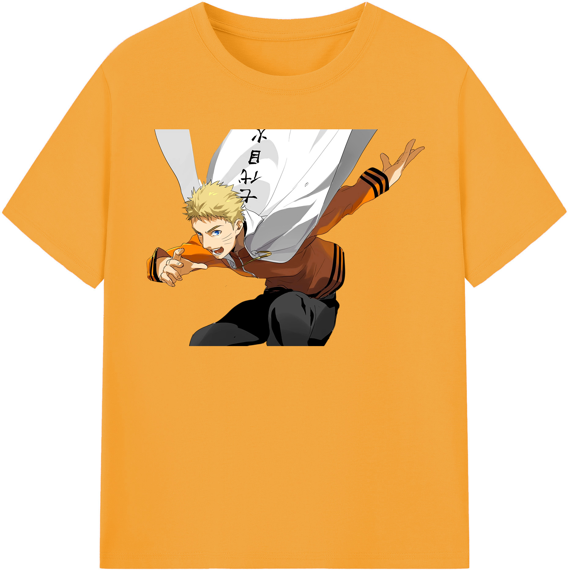 （画像用） NARUTO -ナルト- うずまき ナルト Uzumaki Naruto レディースカジュアルプリントTシャツ（綿100％）