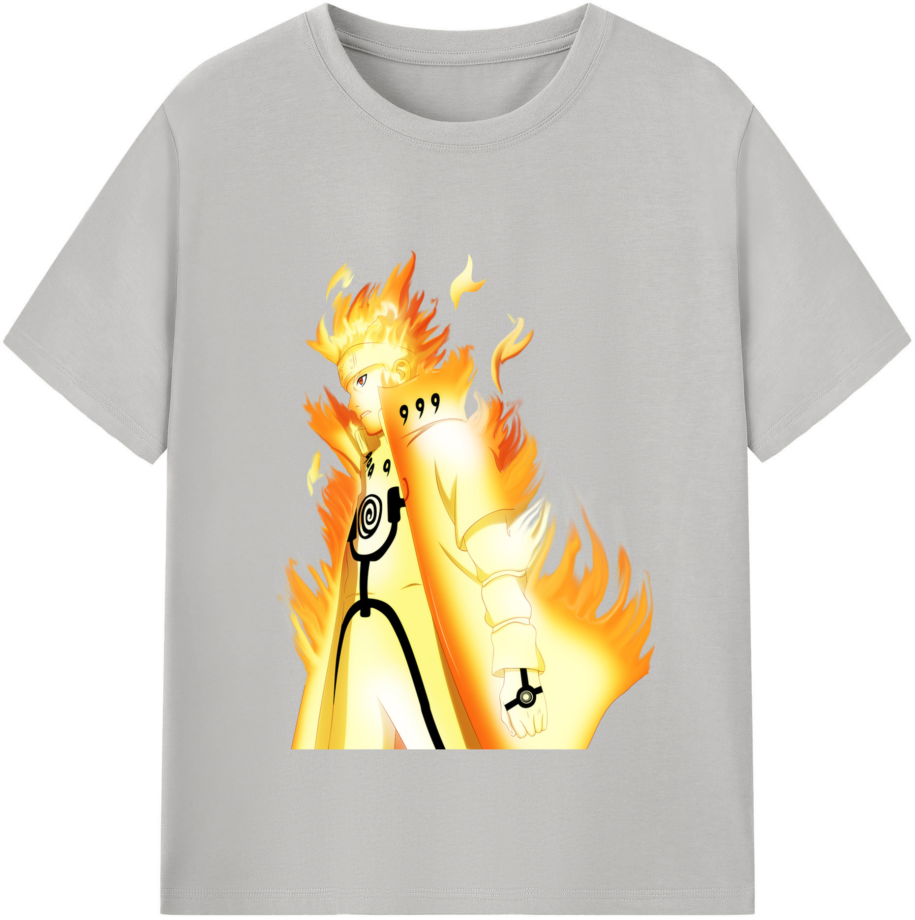 （画像用） NARUTO -ナルト- うずまき ナルト Uzumaki Naruto レディースカジュアルプリントTシャツ（綿100％）
