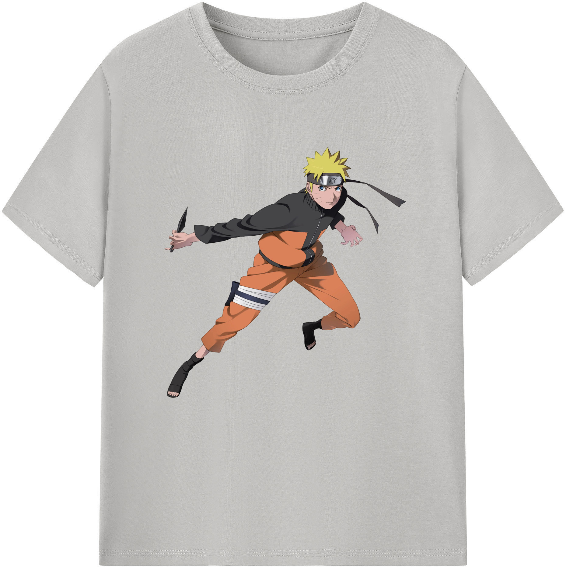 NARUTO -ナルト- うずまき ナルト Uzumaki Naruto レディースカジュアルプリントTシャツ（綿100％）