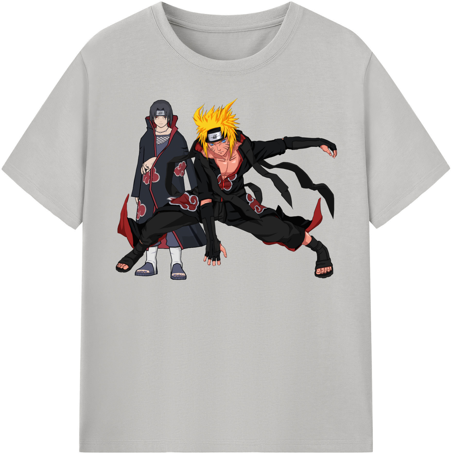 （画像用） NARUTO -ナルト- うずまき ナルト Uzumaki Naruto レディースカジュアルプリントTシャツ（綿100％）