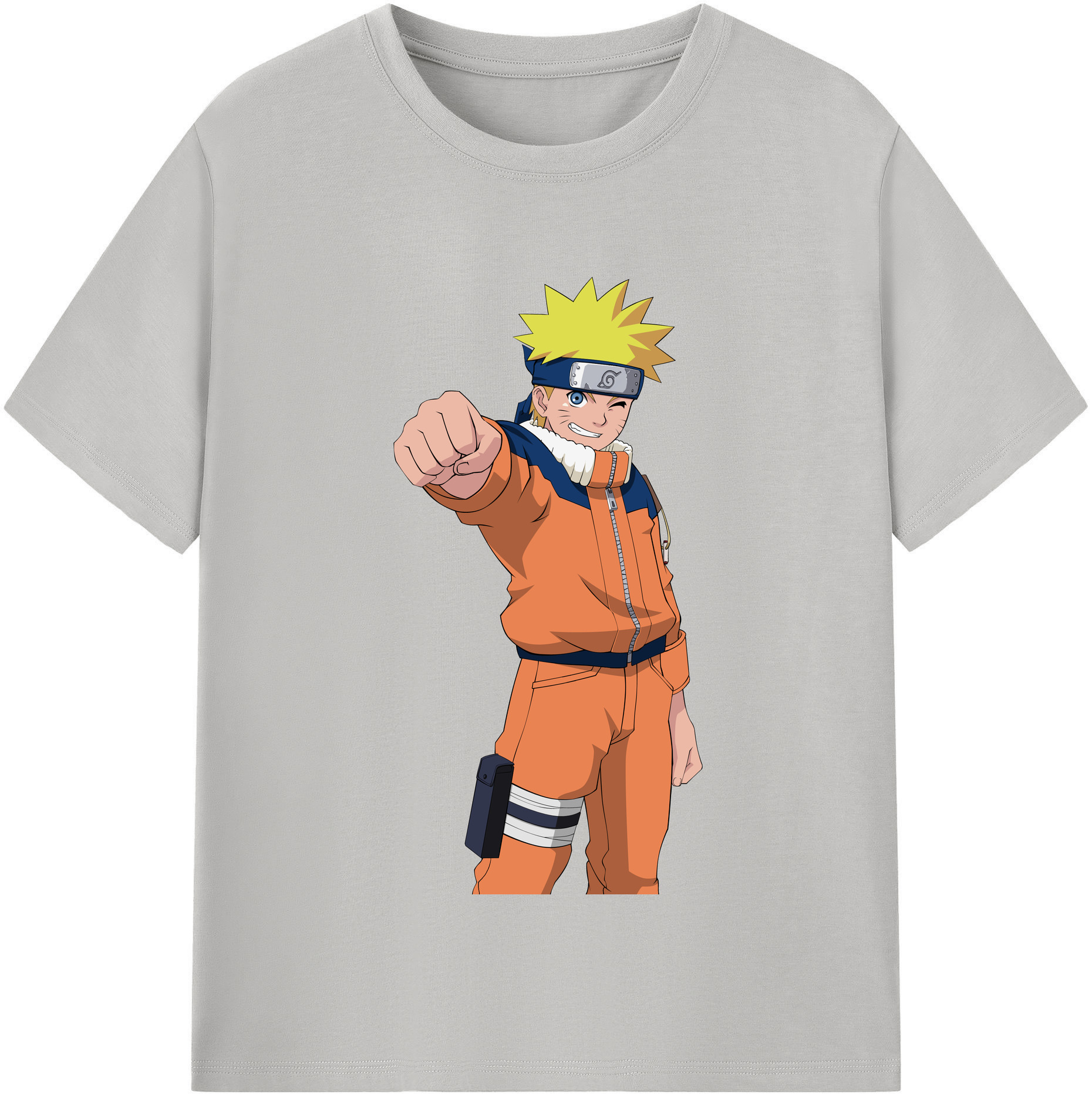 NARUTO -ナルト- うずまき ナルト Uzumaki Naruto レディースカジュアルプリントTシャツ（綿100％）