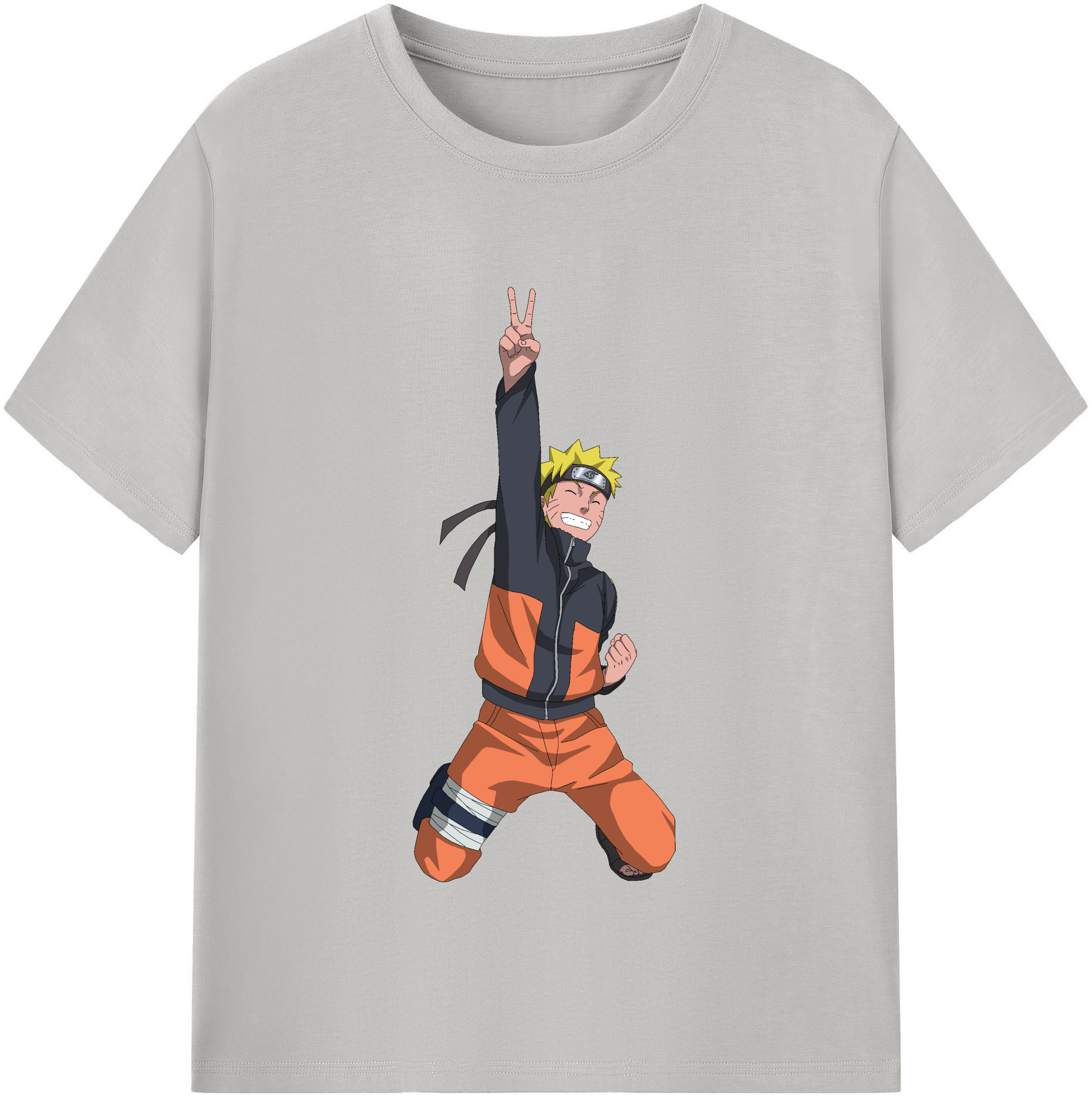 （画像用） NARUTO -ナルト- うずまき ナルト Uzumaki Naruto レディースカジュアルプリントTシャツ（綿100％）