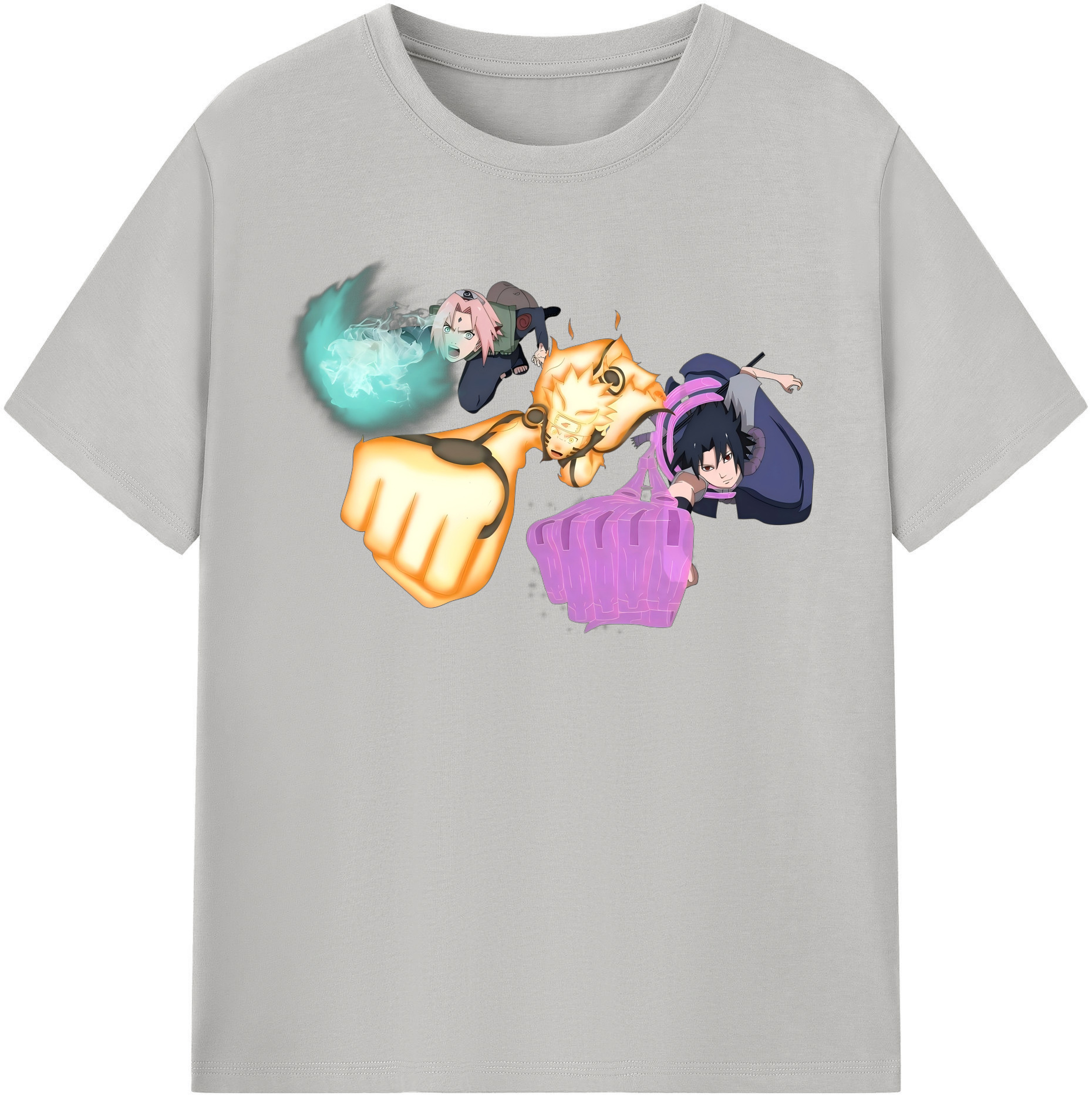（画像用） NARUTO -ナルト- うずまき ナルト Uzumaki Naruto レディースカジュアルプリントTシャツ（綿100％）
