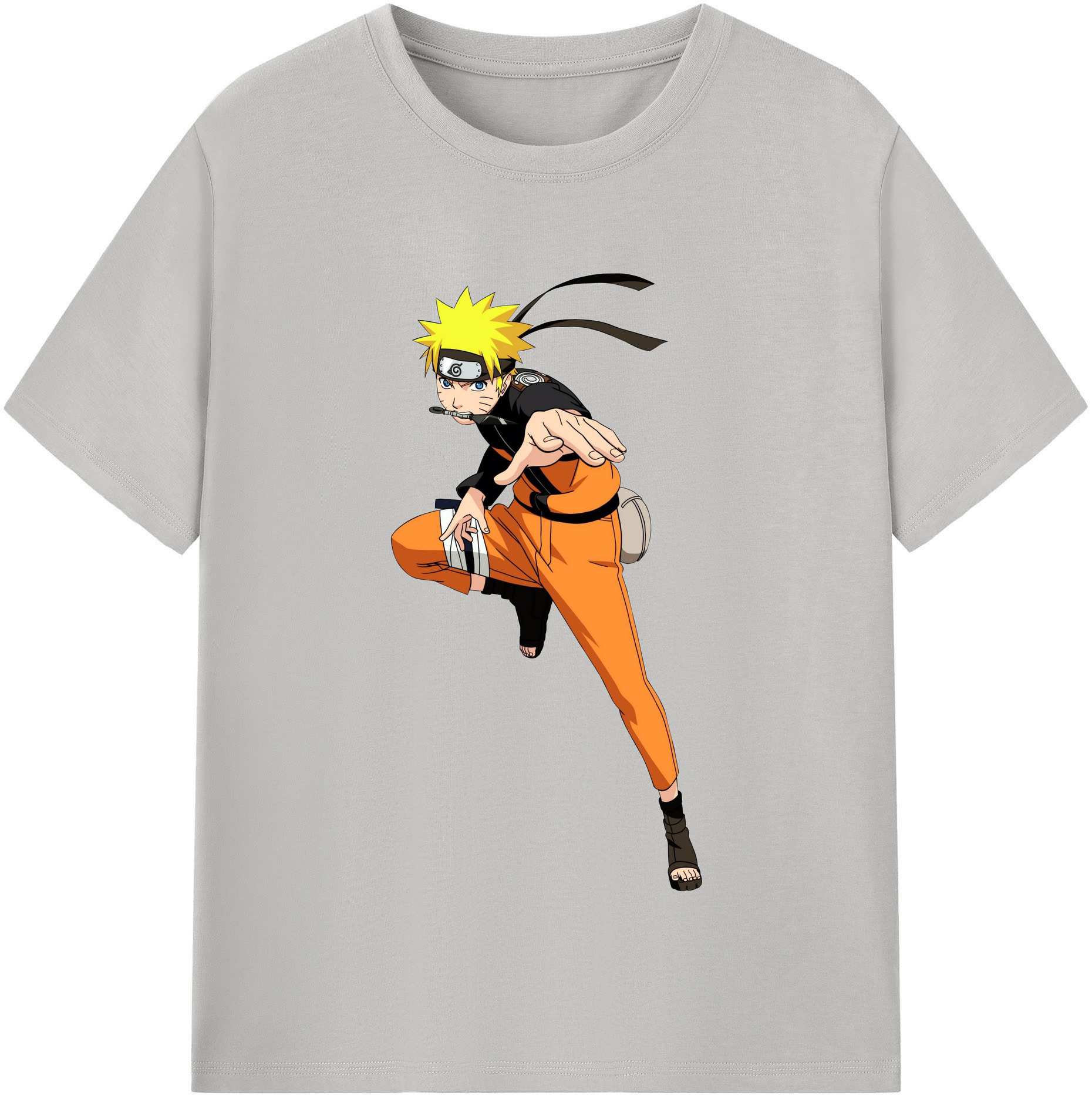 （画像用） NARUTO -ナルト- うずまき ナルト Uzumaki Naruto レディースカジュアルプリントTシャツ（綿100％）