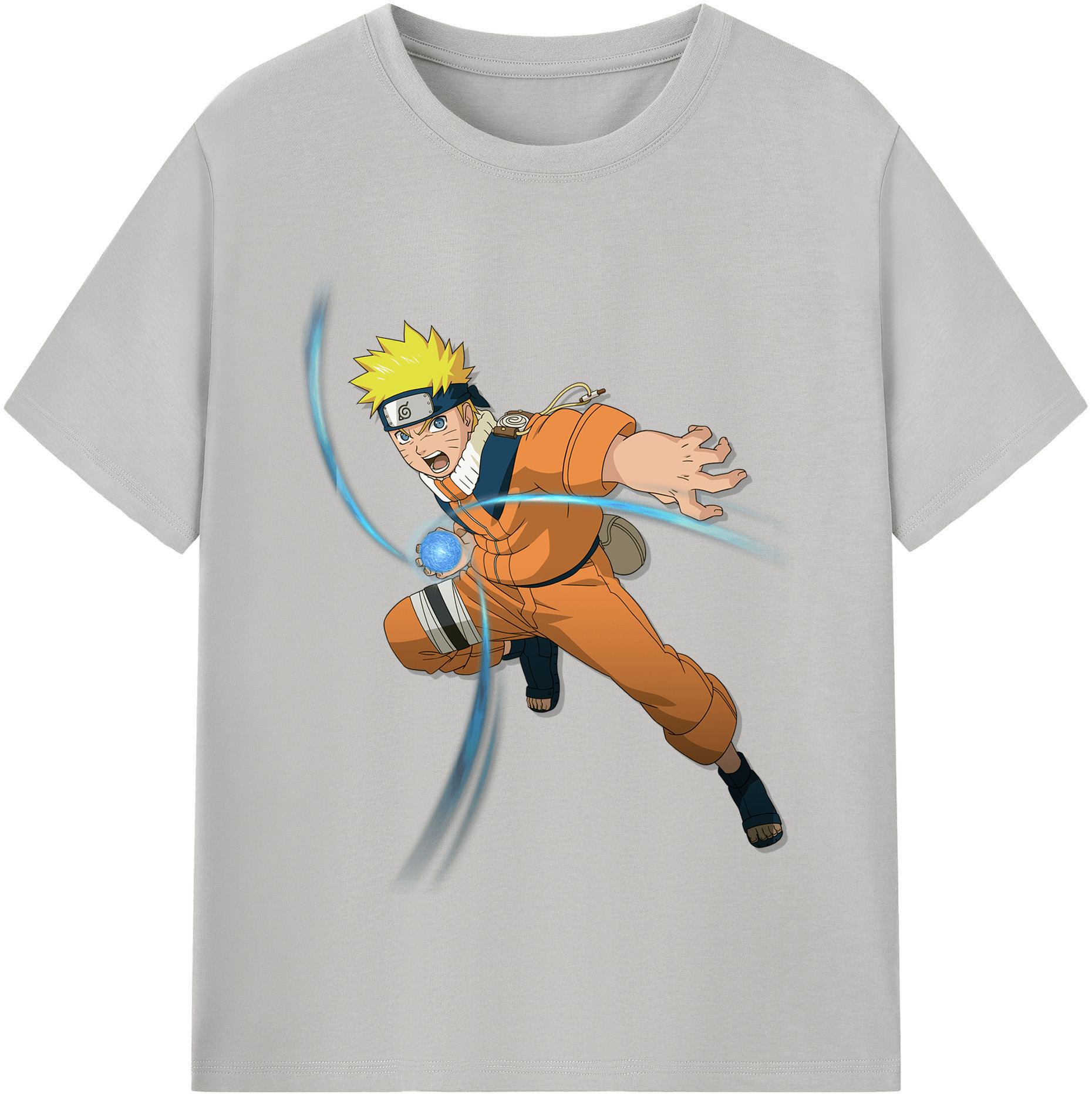 （画像用） NARUTO -ナルト- うずまき ナルト Uzumaki Naruto レディースカジュアルプリントTシャツ（綿100％）