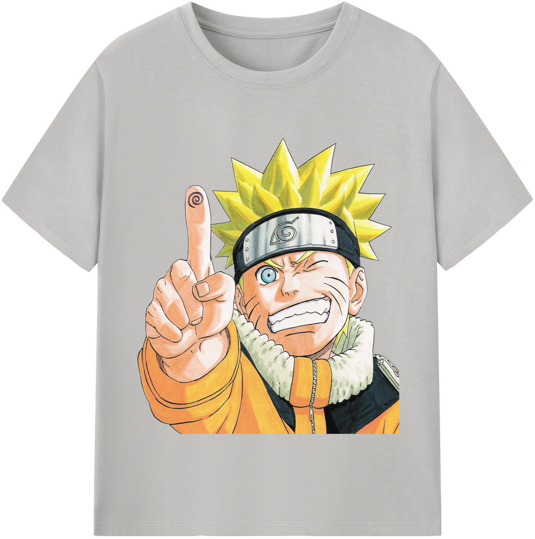 （画像用） NARUTO -ナルト- うずまき ナルト Uzumaki Naruto レディースカジュアルプリントTシャツ（綿100％）