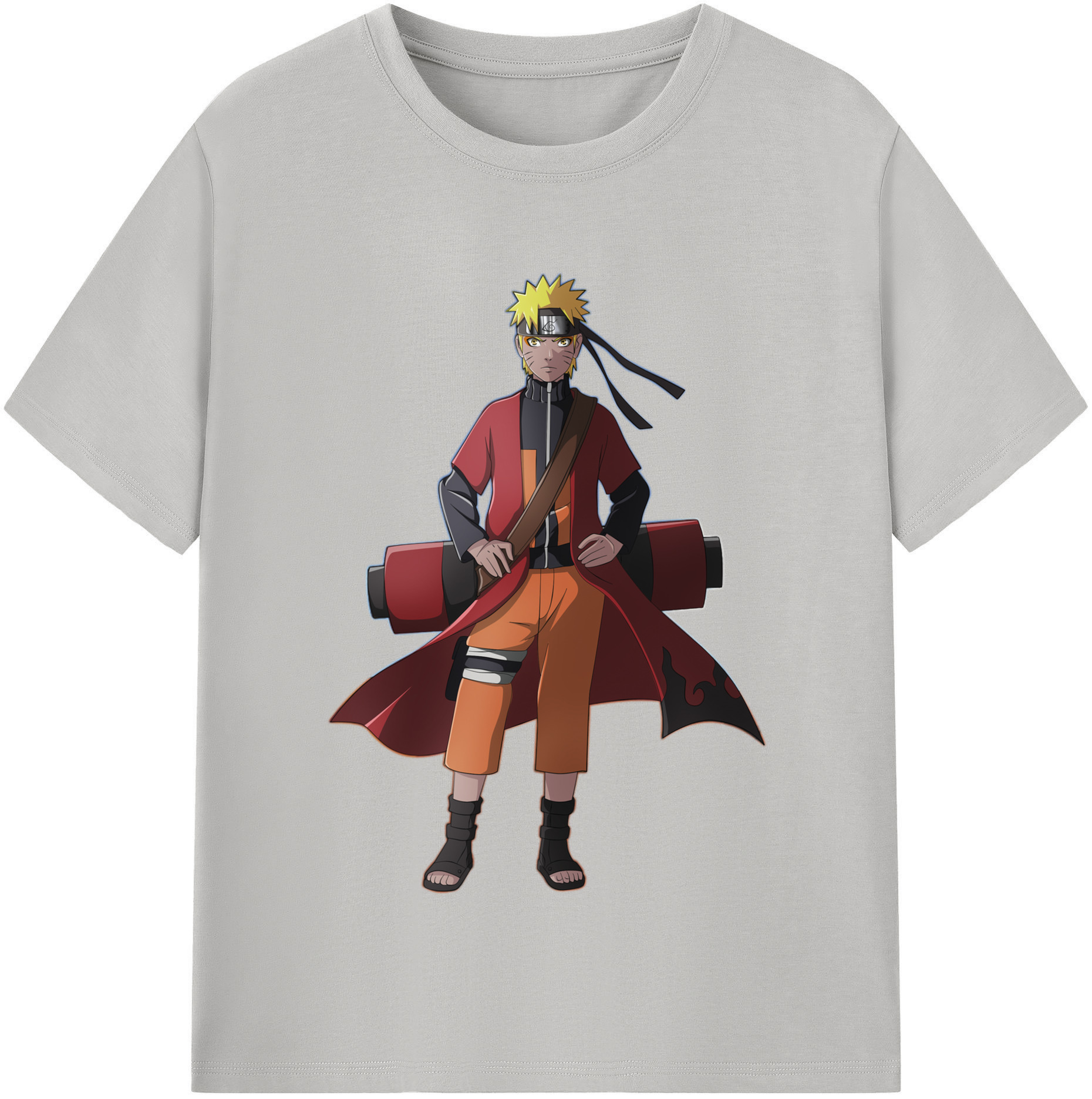 （画像用） NARUTO -ナルト- うずまき ナルト Uzumaki Naruto レディースカジュアルプリントTシャツ（綿100％）
