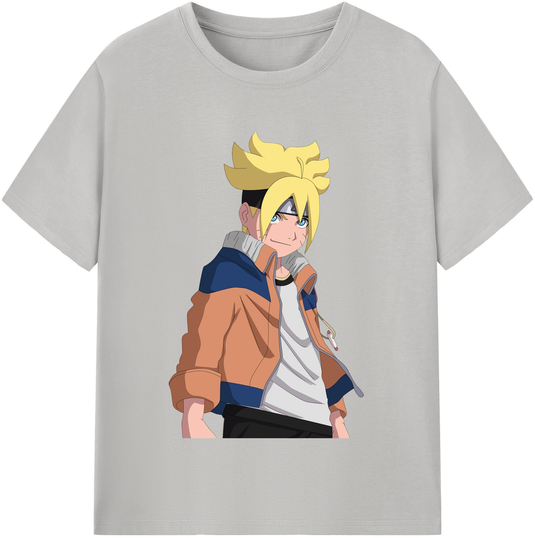 （画像用） NARUTO -ナルト- うずまき ナルト Uzumaki Naruto レディースカジュアルプリントTシャツ（綿100％）