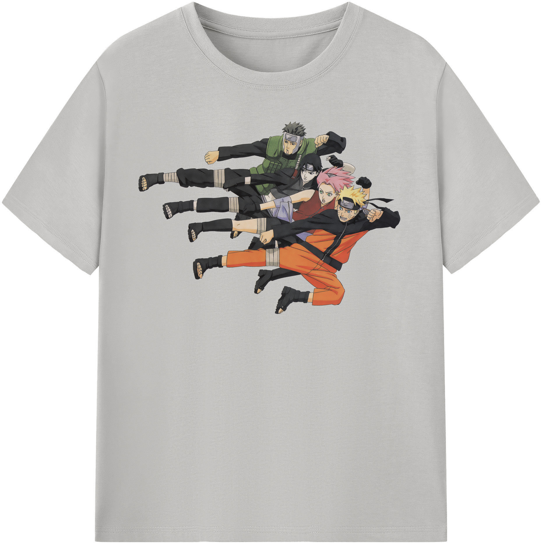 （画像用） NARUTO -ナルト- うずまき ナルト Uzumaki Naruto レディースカジュアルプリントTシャツ（綿100％）