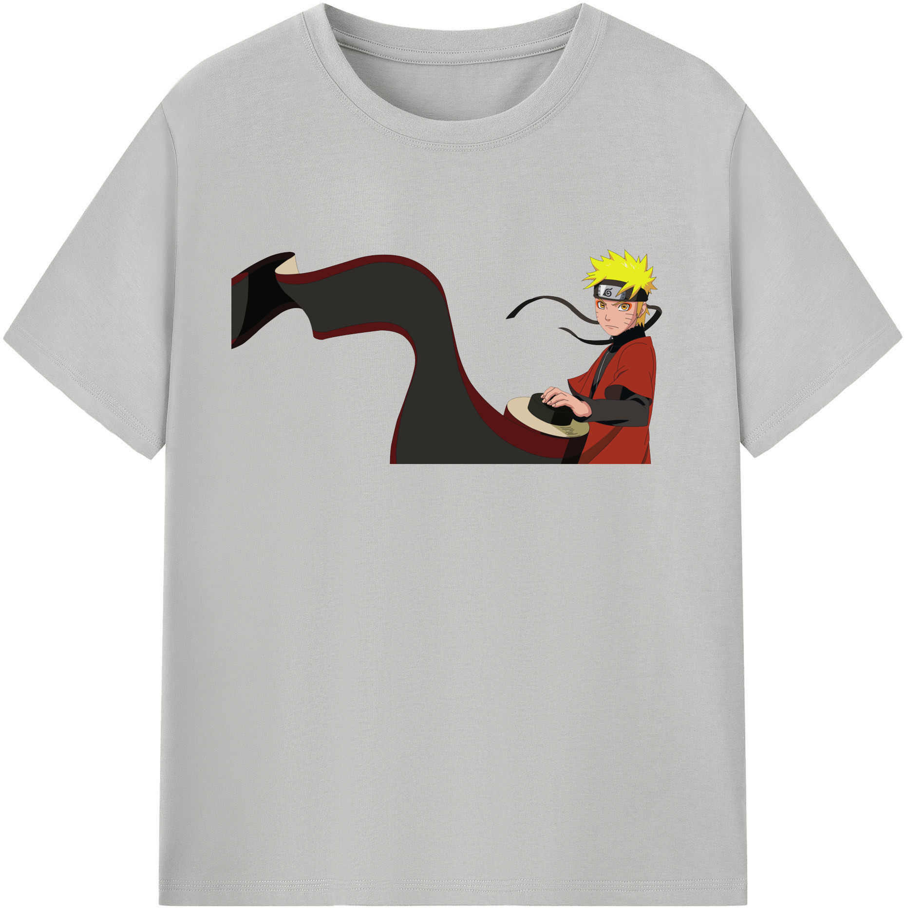 （画像用） NARUTO -ナルト- うずまき ナルト Uzumaki Naruto レディースカジュアルプリントTシャツ（綿100％）