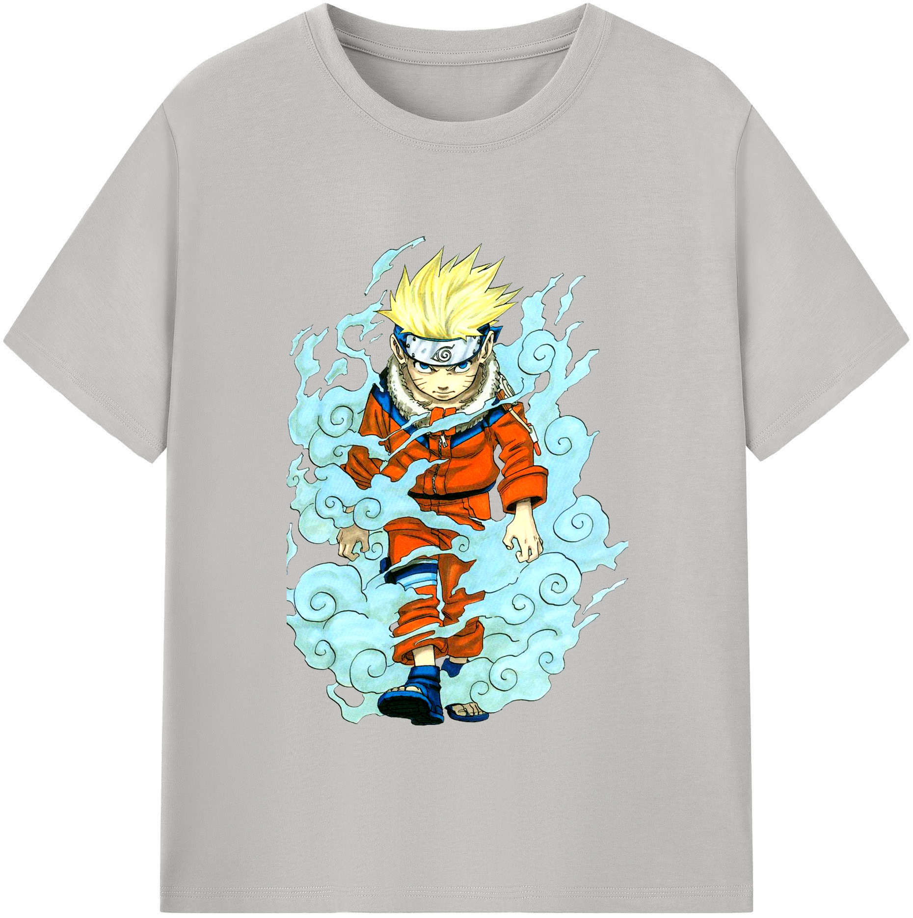 （画像用） NARUTO -ナルト- うずまき ナルト Uzumaki Naruto レディースカジュアルプリントTシャツ（綿100％）