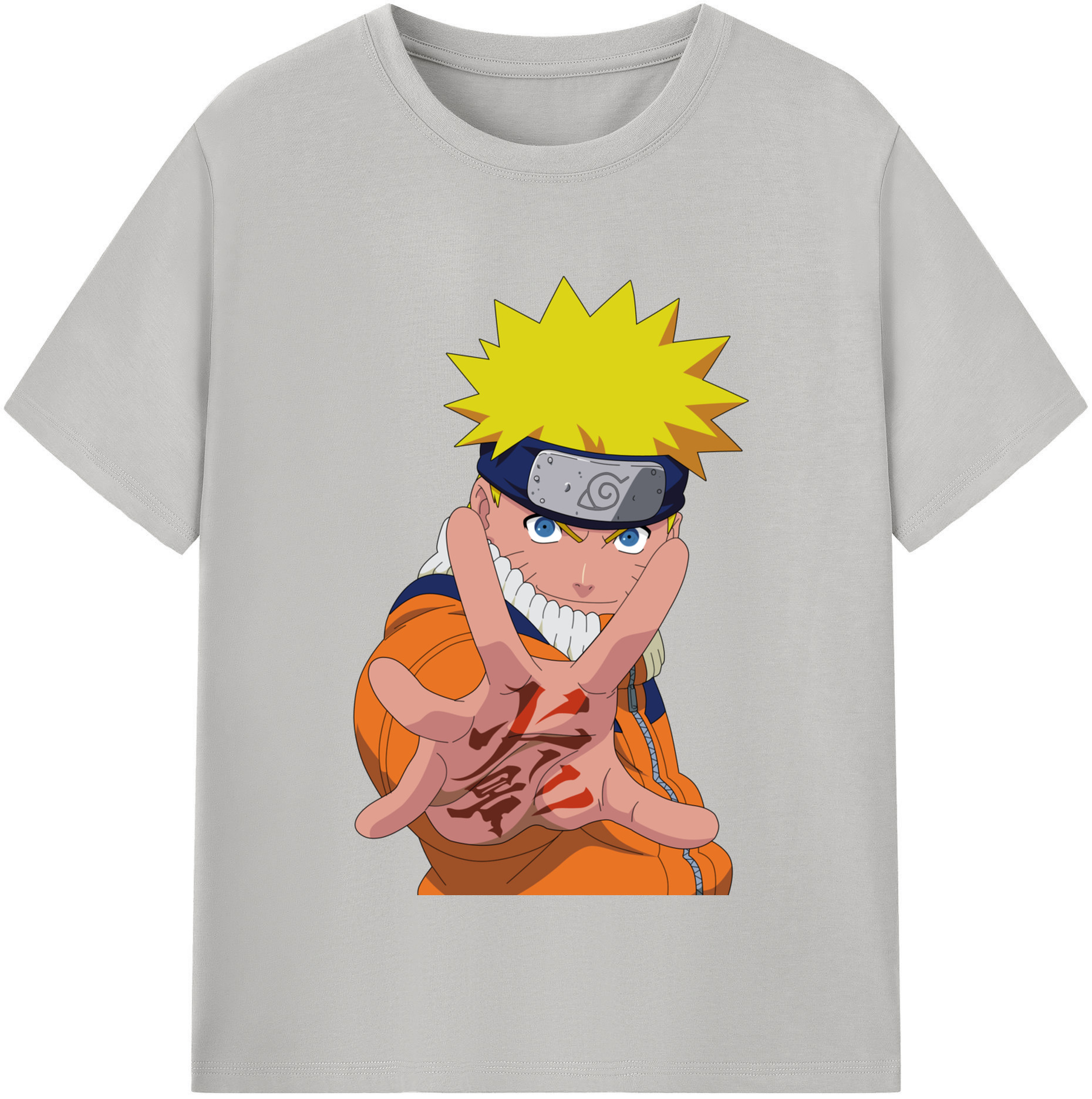 （画像用） NARUTO -ナルト- うずまき ナルト Uzumaki Naruto レディースカジュアルプリントTシャツ（綿100％）
