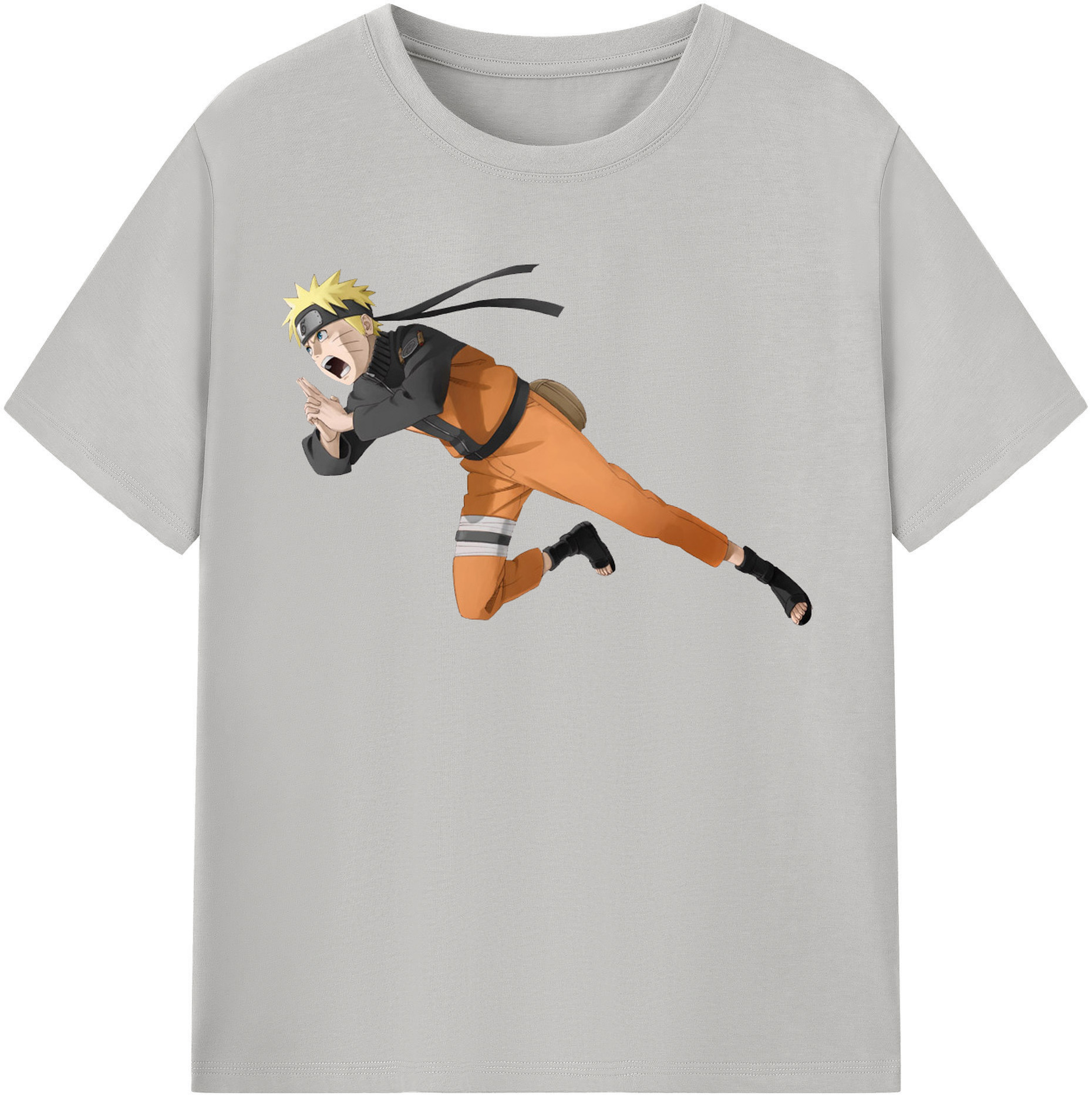 （画像用） NARUTO -ナルト- うずまき ナルト Uzumaki Naruto レディースカジュアルプリントTシャツ（綿100％）