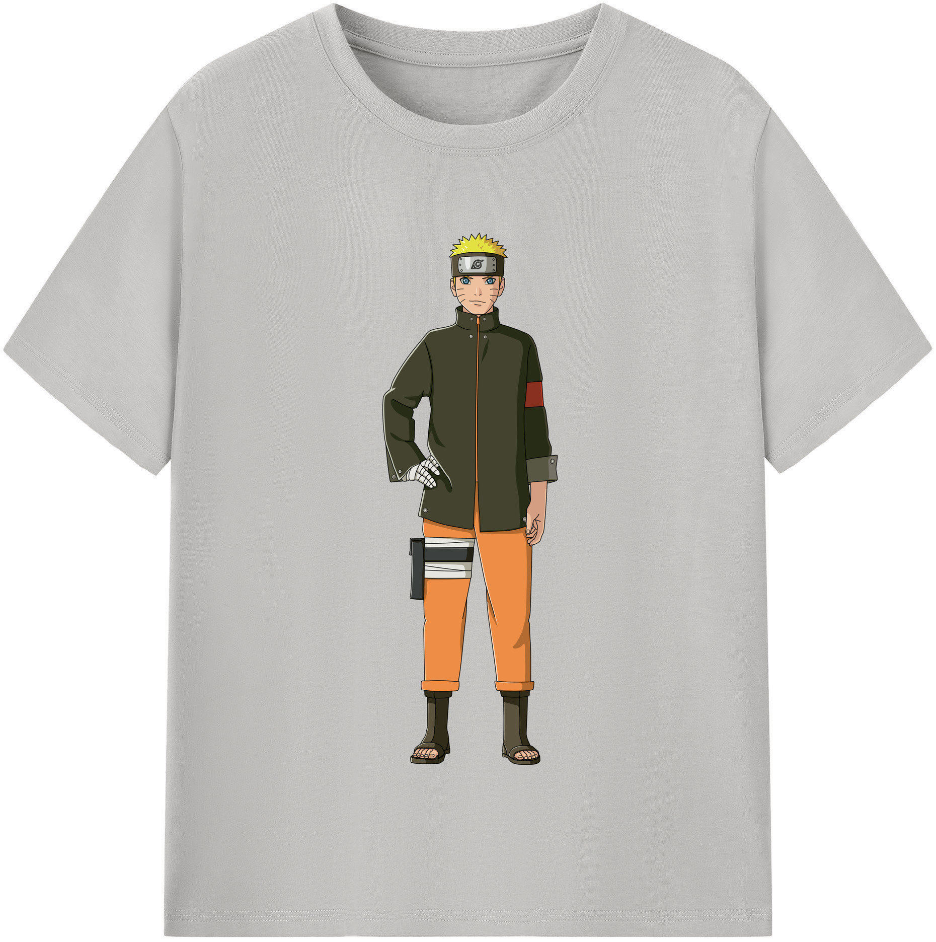 （画像用） NARUTO -ナルト- うずまき ナルト Uzumaki Naruto レディースカジュアルプリントTシャツ（綿100％）