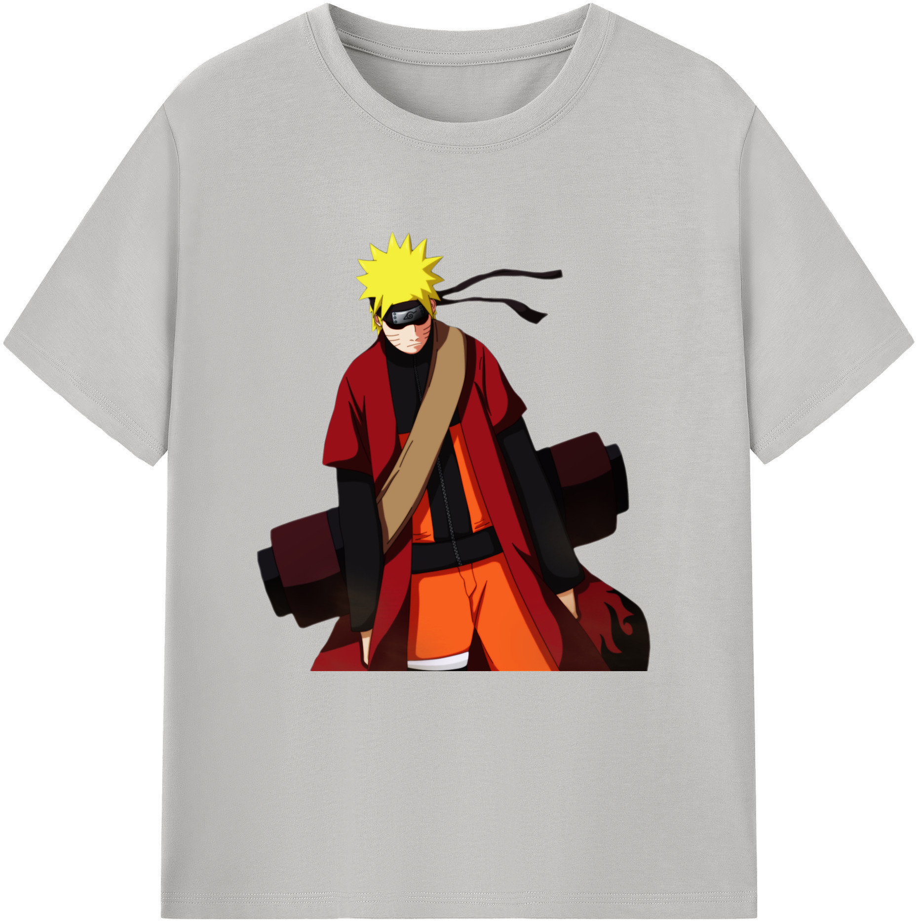 （画像用） NARUTO -ナルト- うずまき ナルト Uzumaki Naruto レディースカジュアルプリントTシャツ（綿100％）