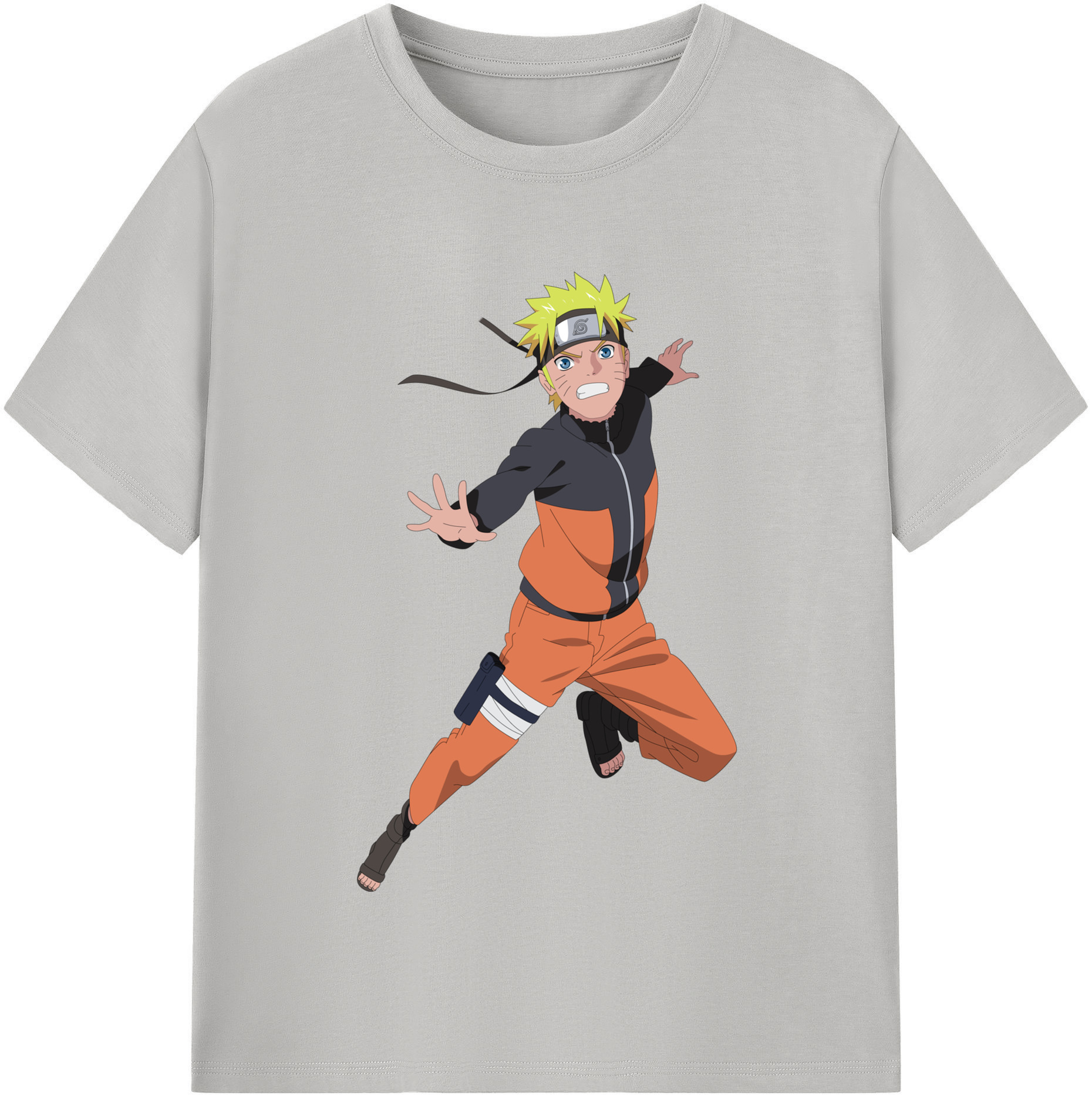 NARUTO -ナルト- うずまき ナルト Uzumaki Naruto レディースカジュアルプリントTシャツ（綿100％）