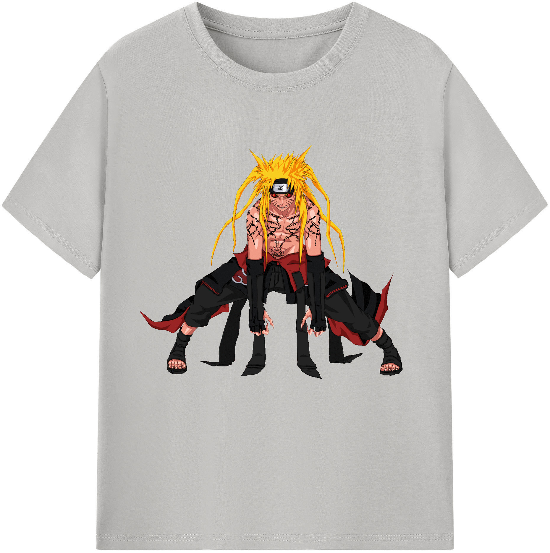 （画像用） NARUTO -ナルト- うずまき ナルト Uzumaki Naruto レディースカジュアルプリントTシャツ（綿100％）