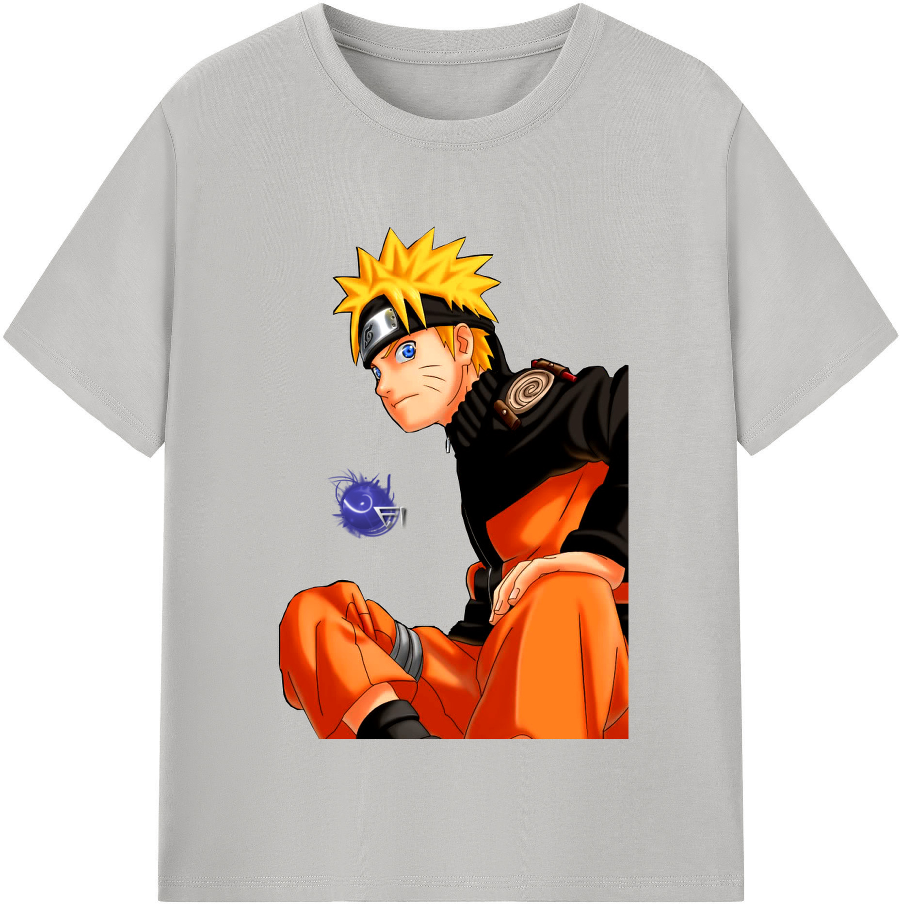 （画像用） NARUTO -ナルト- うずまき ナルト Uzumaki Naruto レディースカジュアルプリントTシャツ（綿100％）