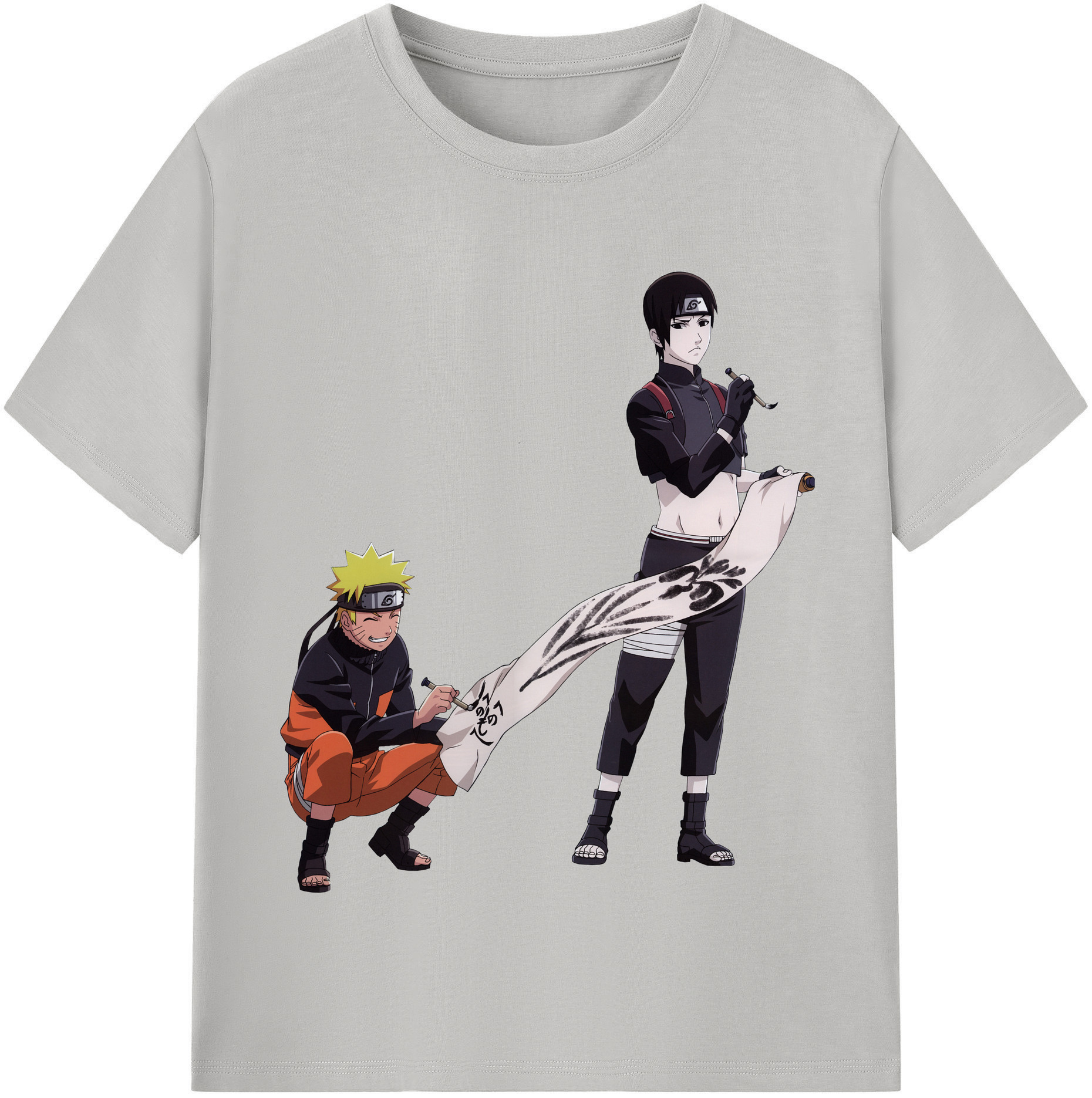 （画像用） NARUTO -ナルト- うずまき ナルト Uzumaki Naruto レディースカジュアルプリントTシャツ（綿100％）