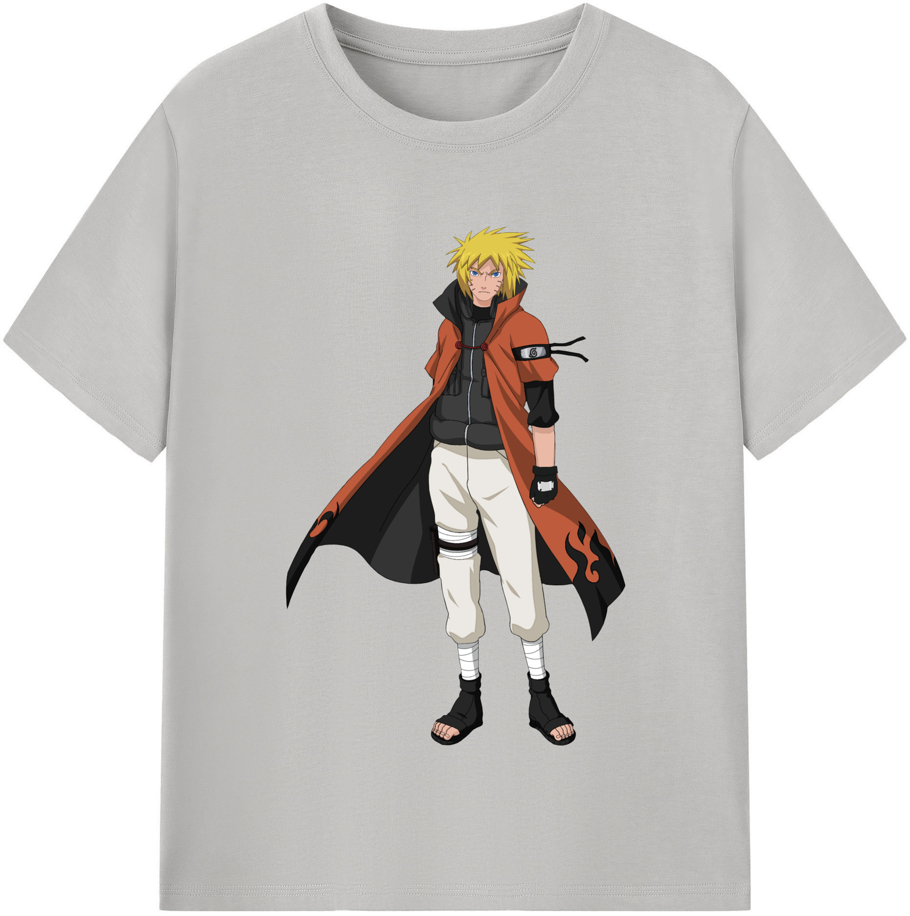 （画像用） NARUTO -ナルト- うずまき ナルト Uzumaki Naruto レディースカジュアルプリントTシャツ（綿100％）