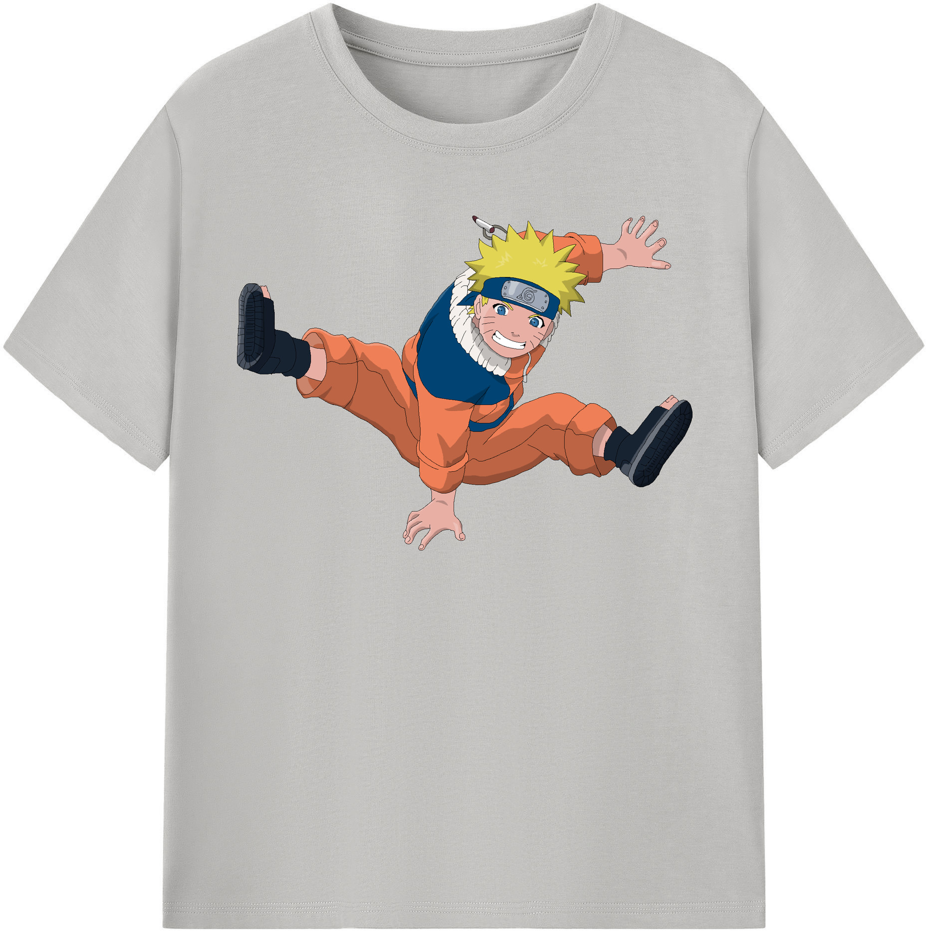 （画像用） NARUTO -ナルト- うずまき ナルト Uzumaki Naruto レディースカジュアルプリントTシャツ（綿100％）