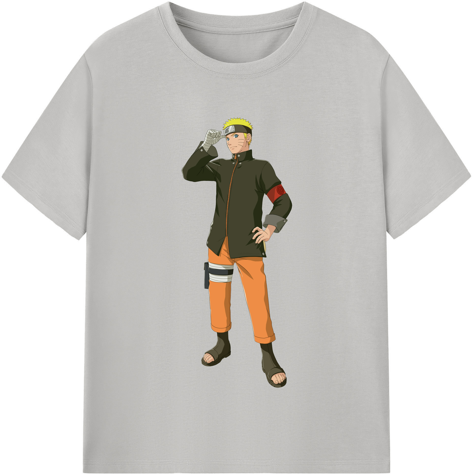 （画像用） NARUTO -ナルト- うずまき ナルト Uzumaki Naruto レディースカジュアルプリントTシャツ（綿100％）
