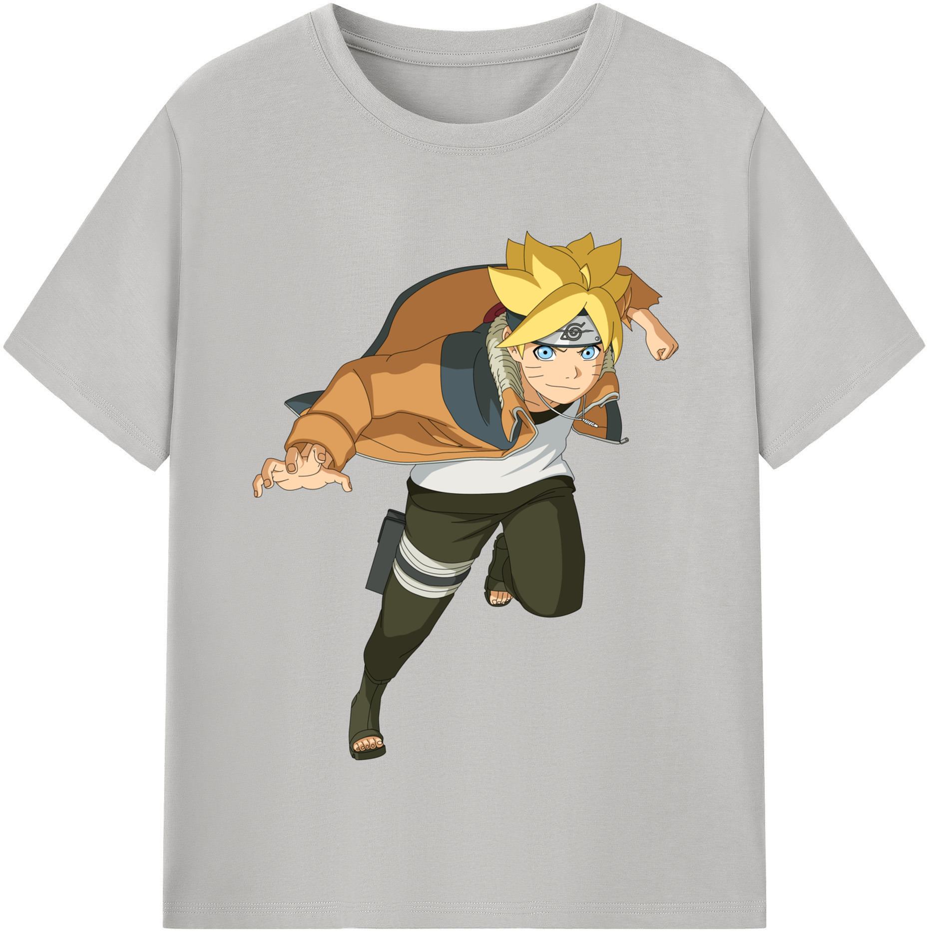 （画像用） NARUTO -ナルト- うずまき ナルト Uzumaki Naruto レディースカジュアルプリントTシャツ（綿100％）